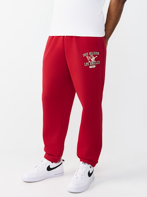 Men's Mesh Print Buddha Jogger