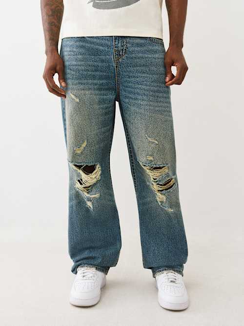 Men's Distressed Big T Skate Jean