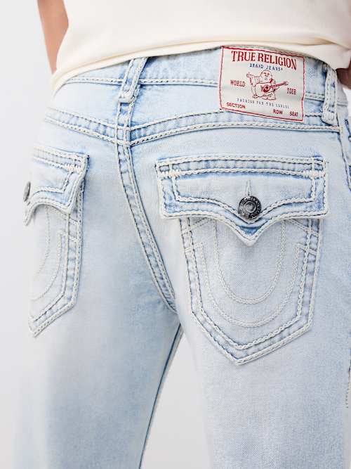 Men's Ricky Rope Stitch Flap Straight Jean