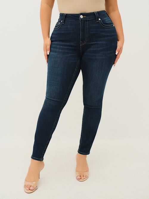 Women's Plus Jennie Mid Rise Curvy Skinny Jean