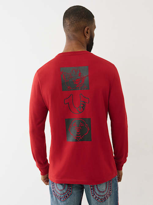 ФУТБОЛКА С ЛОГОТИПОМ TRUE С ДЛИННЫМ РУКАВОМ