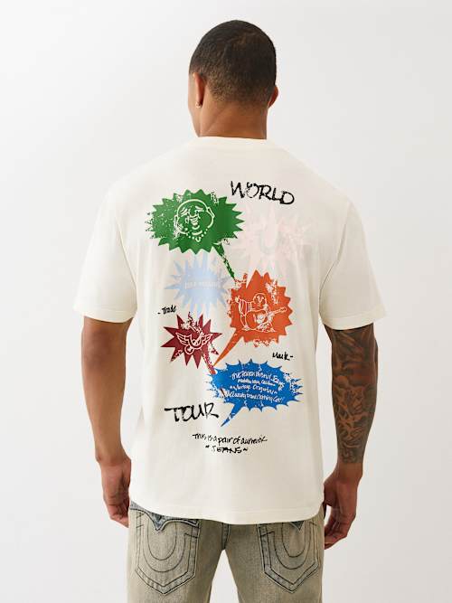 ГРАФИЧЕСКАЯ ФУТБОЛКА С РЕЧЕВЫМ ПУЗЫРЕМ