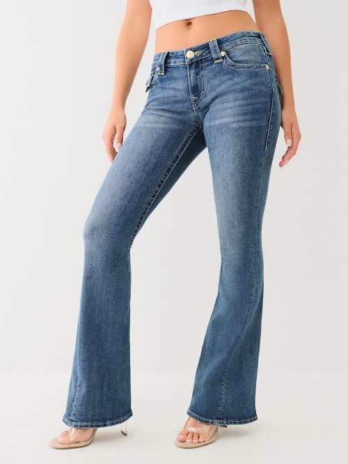 ホットマン セール JOEY LOW Religion True | Blue - JEAN FLARE RISE パンツ