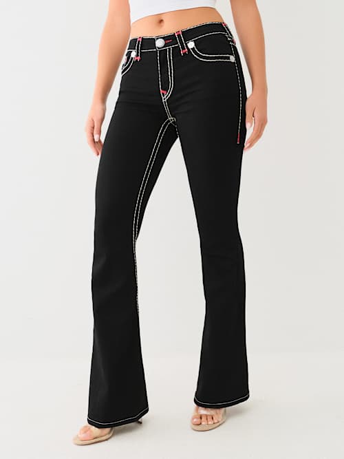JOEY MID RISE SUPER T FLARE JEAN | True Religion