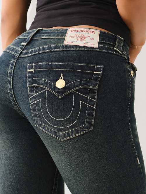 JOEY LOW RISE FLAP FLARE JEAN - Serenity | True Religion