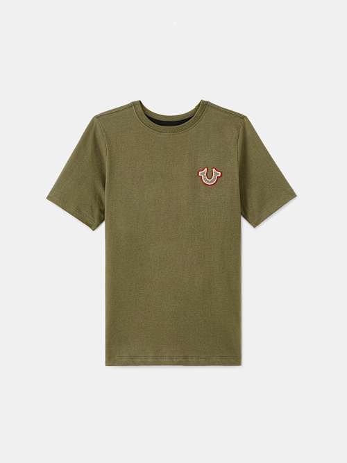 ФУТБОЛКА С ФИРМЕННОЙ ЭМБЛЕМОЙ ДЛЯ МАЛЬЧИКОВ