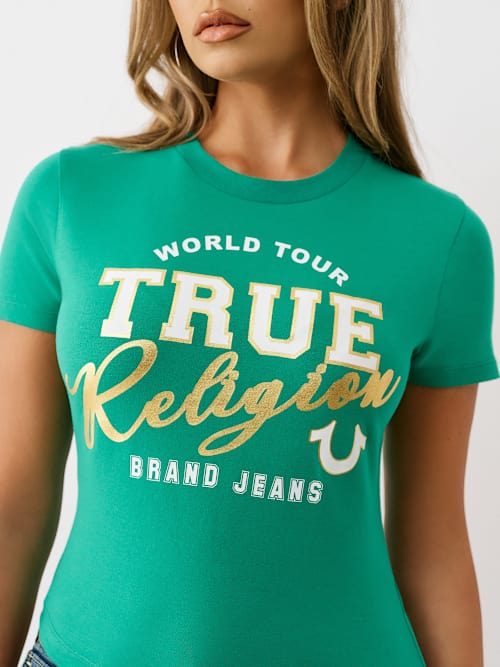 ДЕТСКАЯ ФУТБОЛКА С МЕТАЛЛИЧЕСКИМ ЛОГОТИПОМ