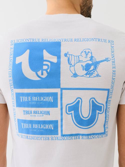 ФУТБОЛКА С КЛЕТЧАТЫМ ЛОГОТИПОМ