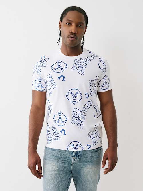 СПЛОШНАЯ ФУТБОЛКА С ПУЗЫРЧАТЫМ ЛОГОТИПОМ