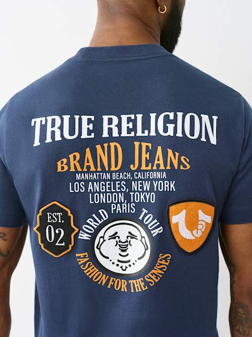 ФУТБОЛКА С НАШИВКОЙ С ЛОГОТИПОМ