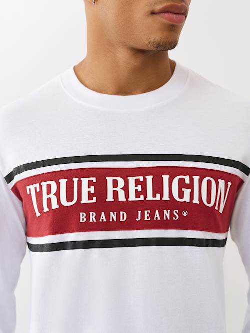 ФУТБОЛКА С ДЛИННЫМ РУКАВОМ ИЗ ТРЕХ ПАНЕЛЕЙ