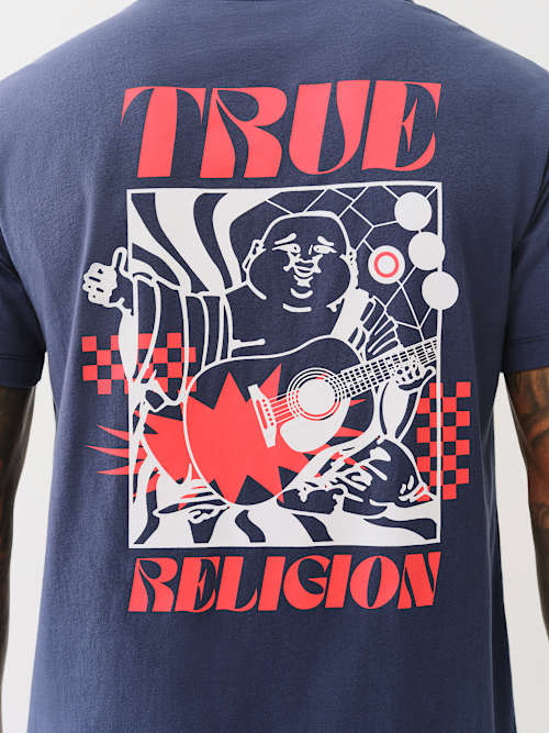 ФУТБОЛКА С ЛОГОТИПОМ БУДДЫ В КЛЕТКУ