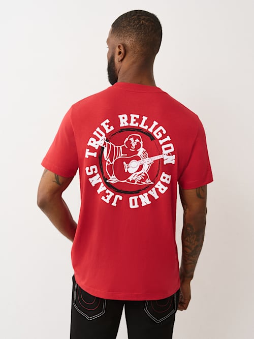 ФУТБОЛКА С ФЛОКИРОВАННЫМ ЛОГОТИПОМ