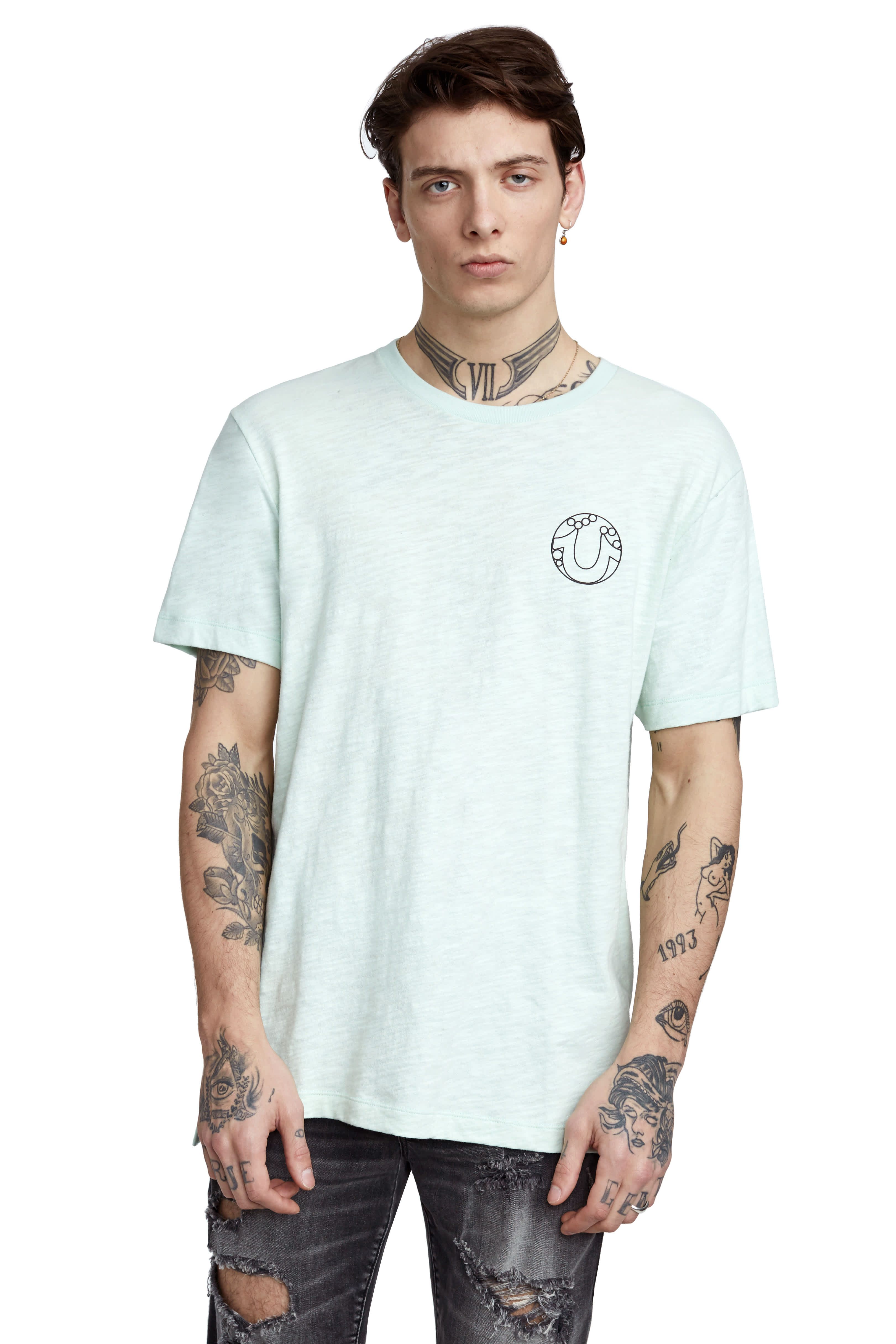 MENS BEYOND EARTH GRAPHIC TEE
