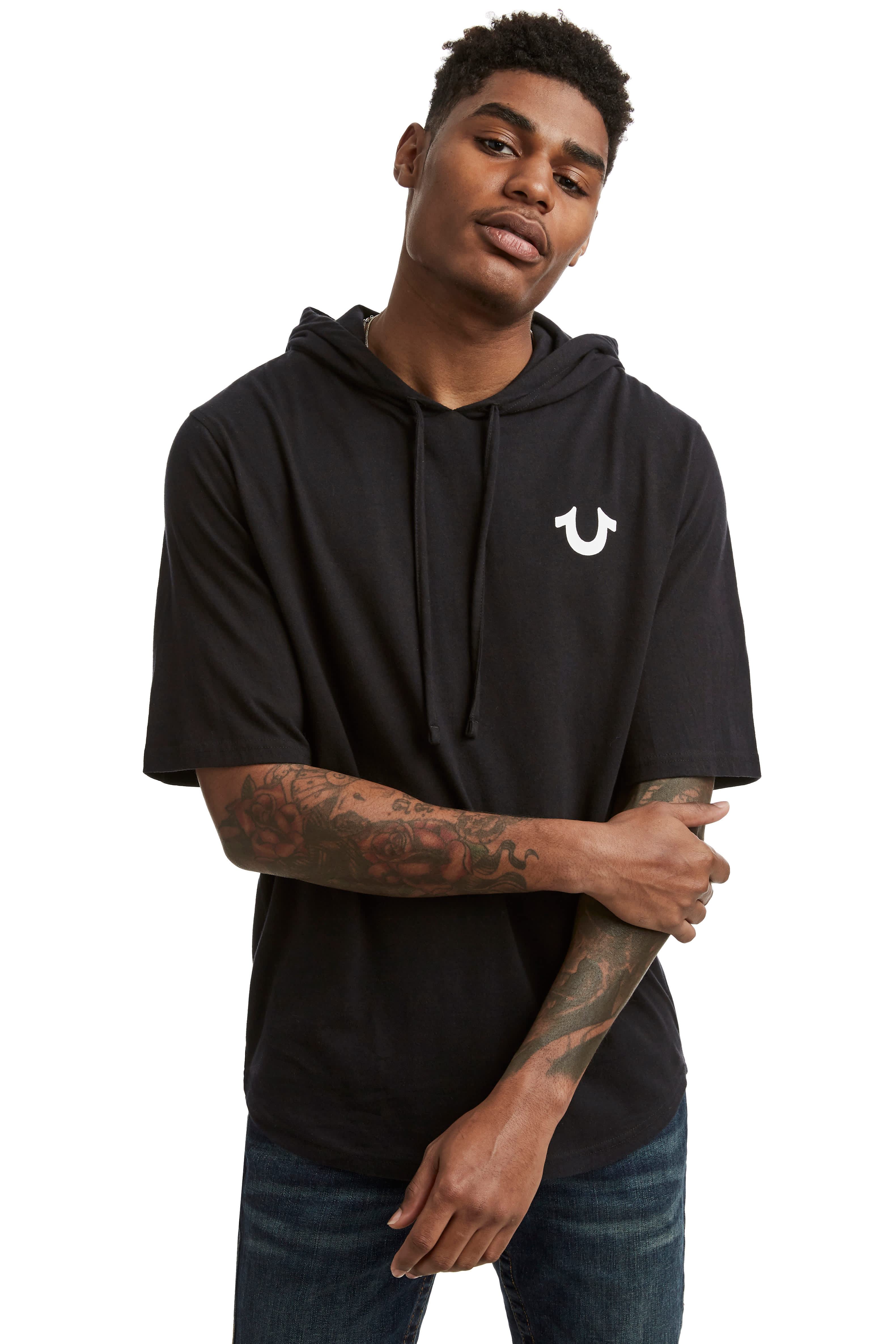 CLASSIC LOGO HOODED PULLOVER