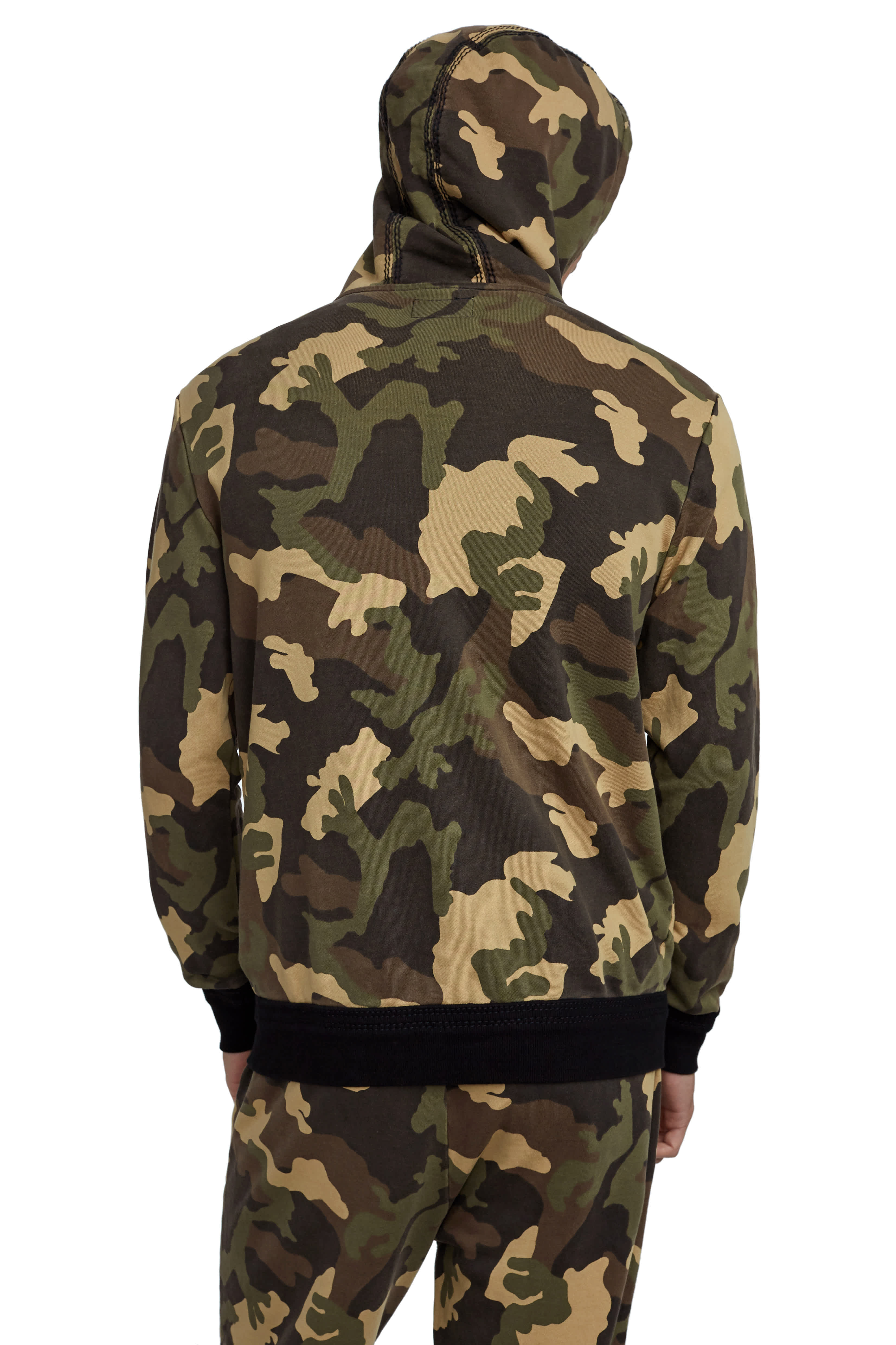 MENS CAMO ZIP HOODIE