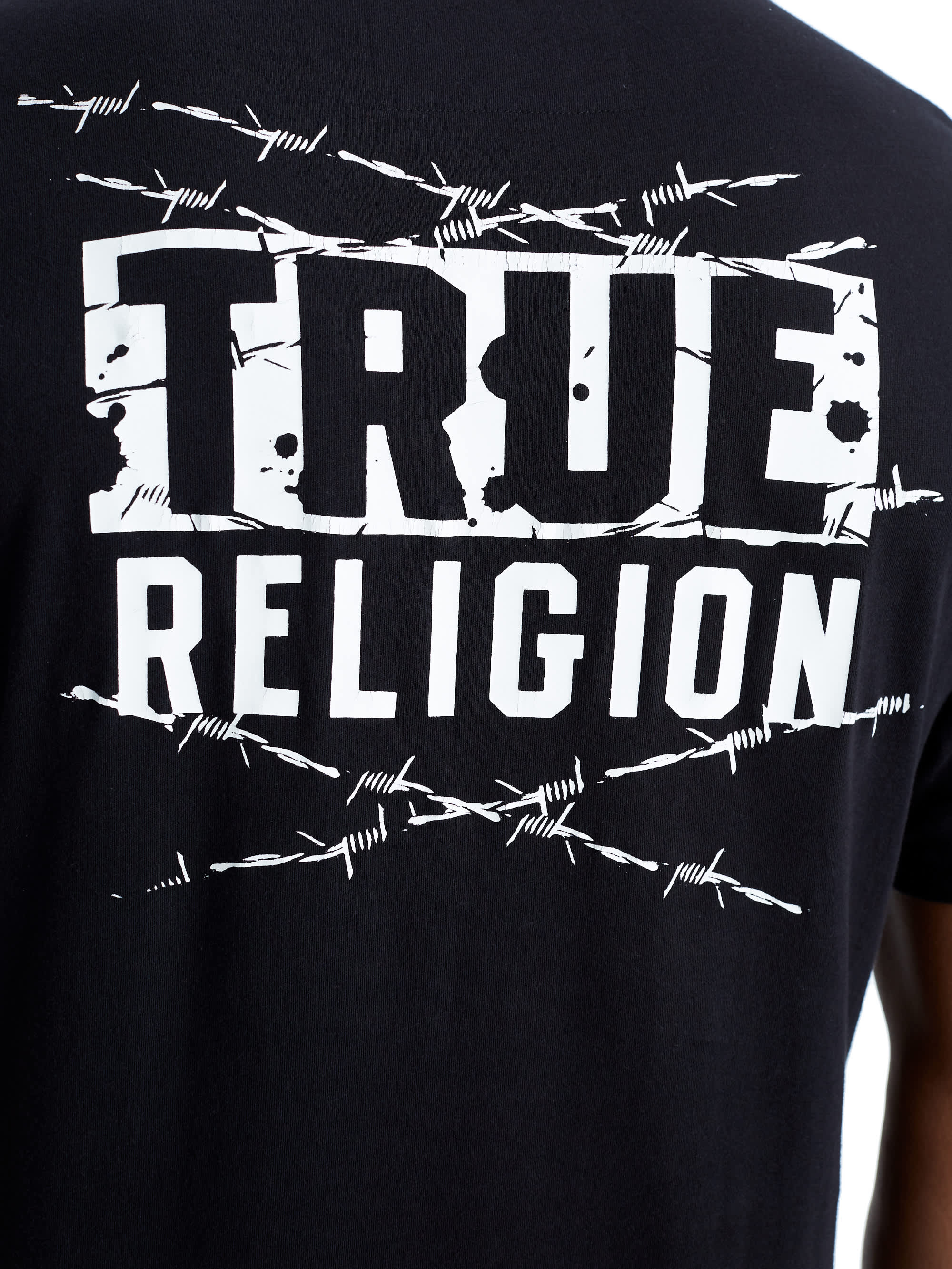 MENS BARBED WIRE GRAPHIC TEE