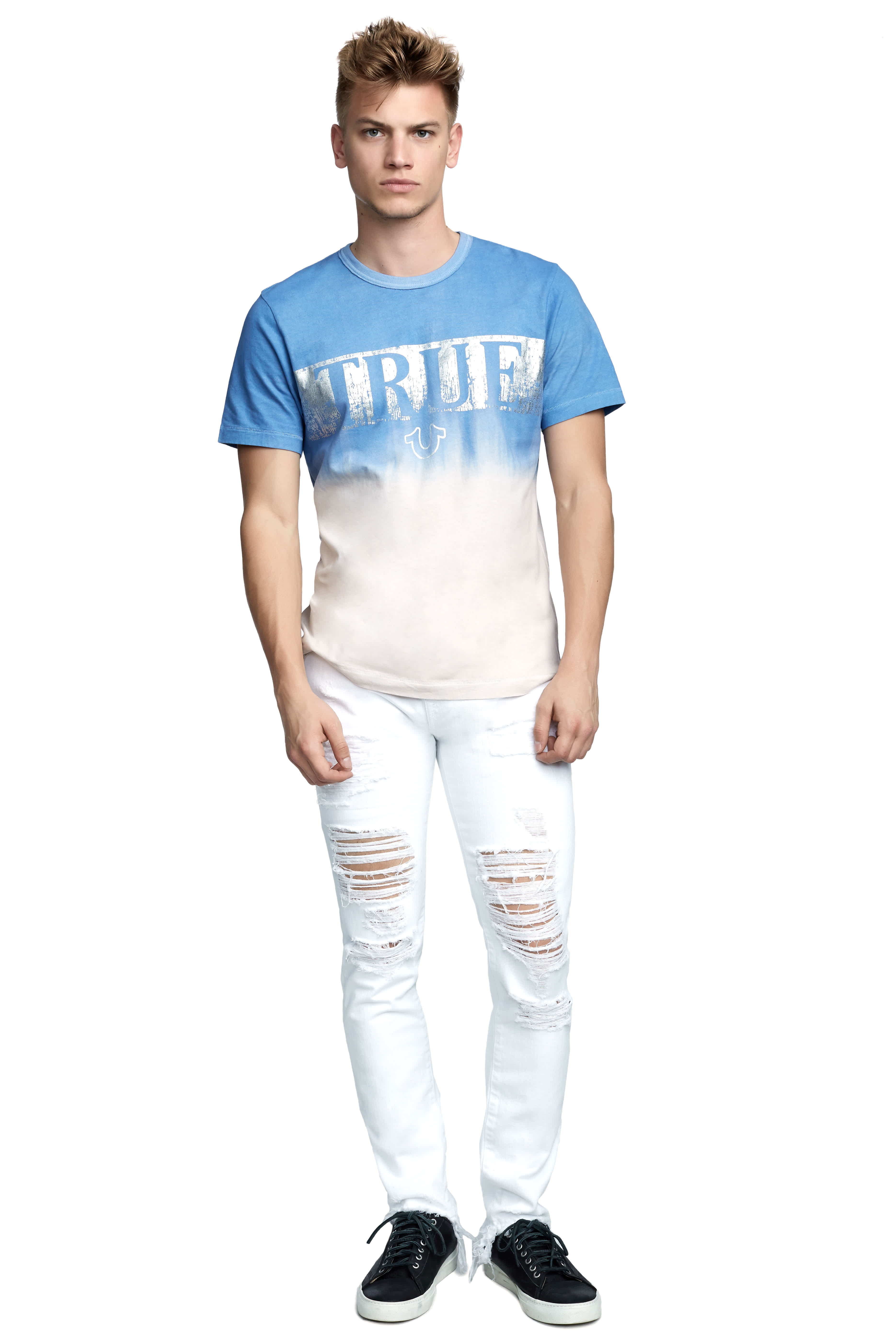 MENS TWO TONE TRUE GRAPHIC TEE