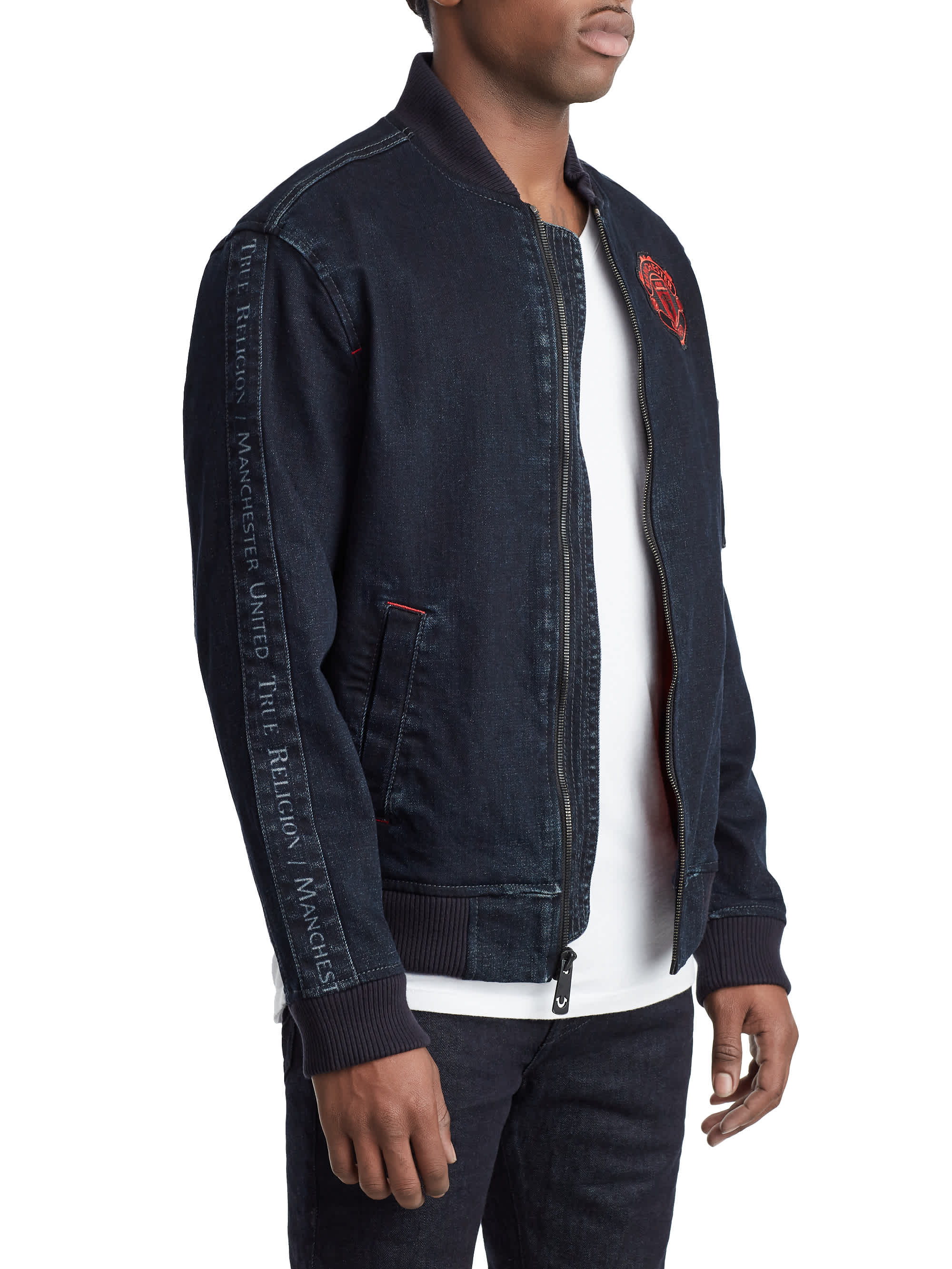 Factory true religion x vintage bomber jacket