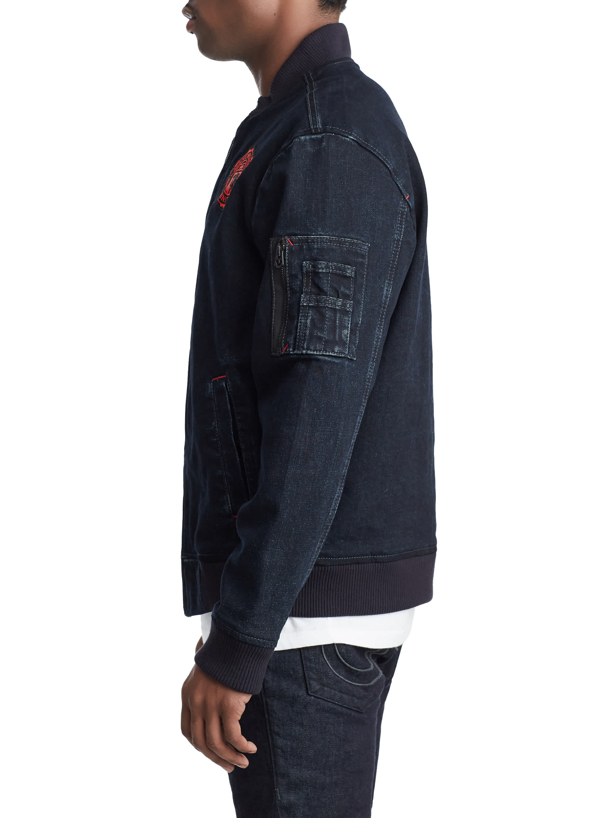 Factory true religion x vintage bomber jacket