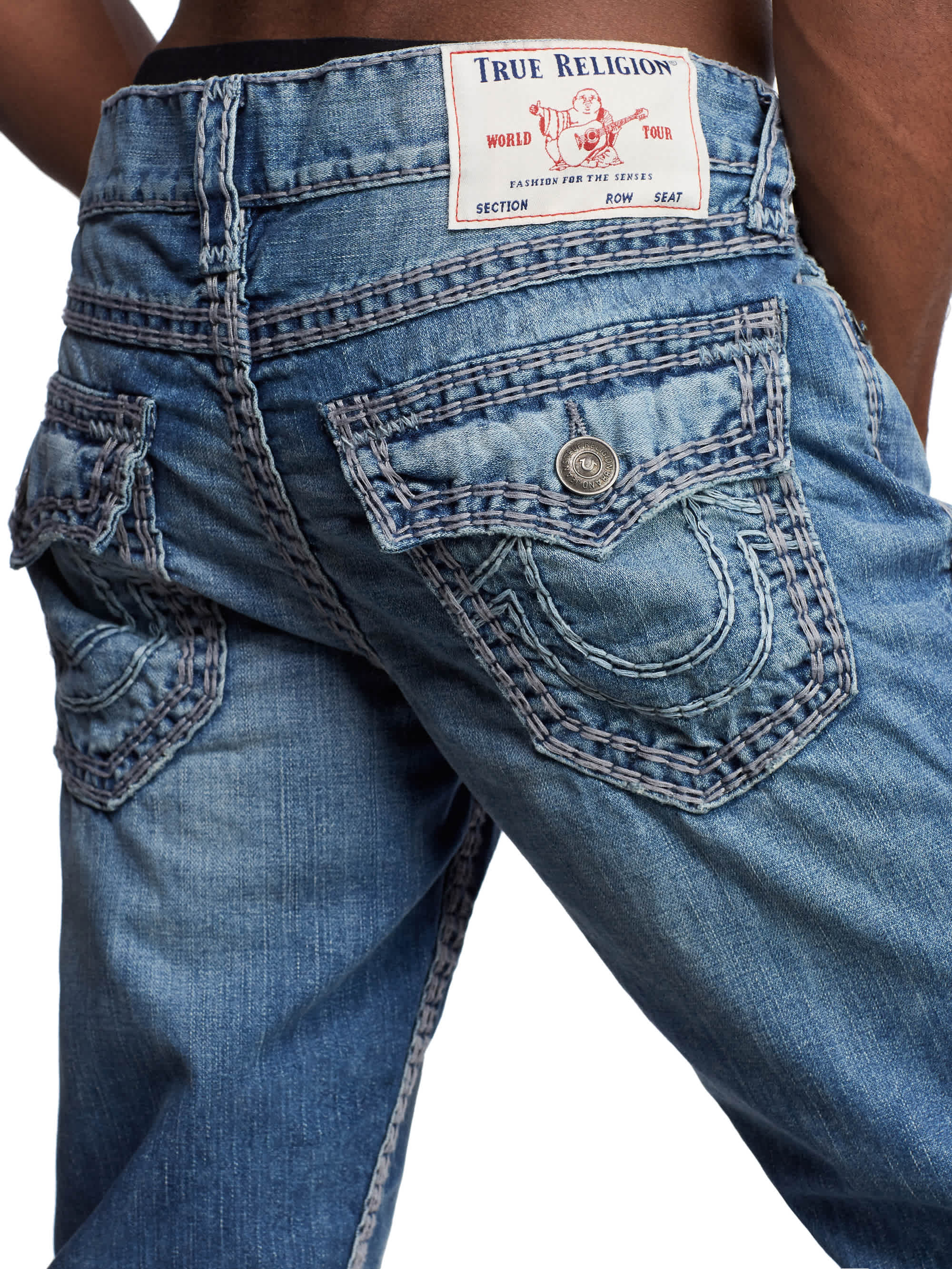 Ricky Straight Super T Jean True Religion Super T Stitching Ricky