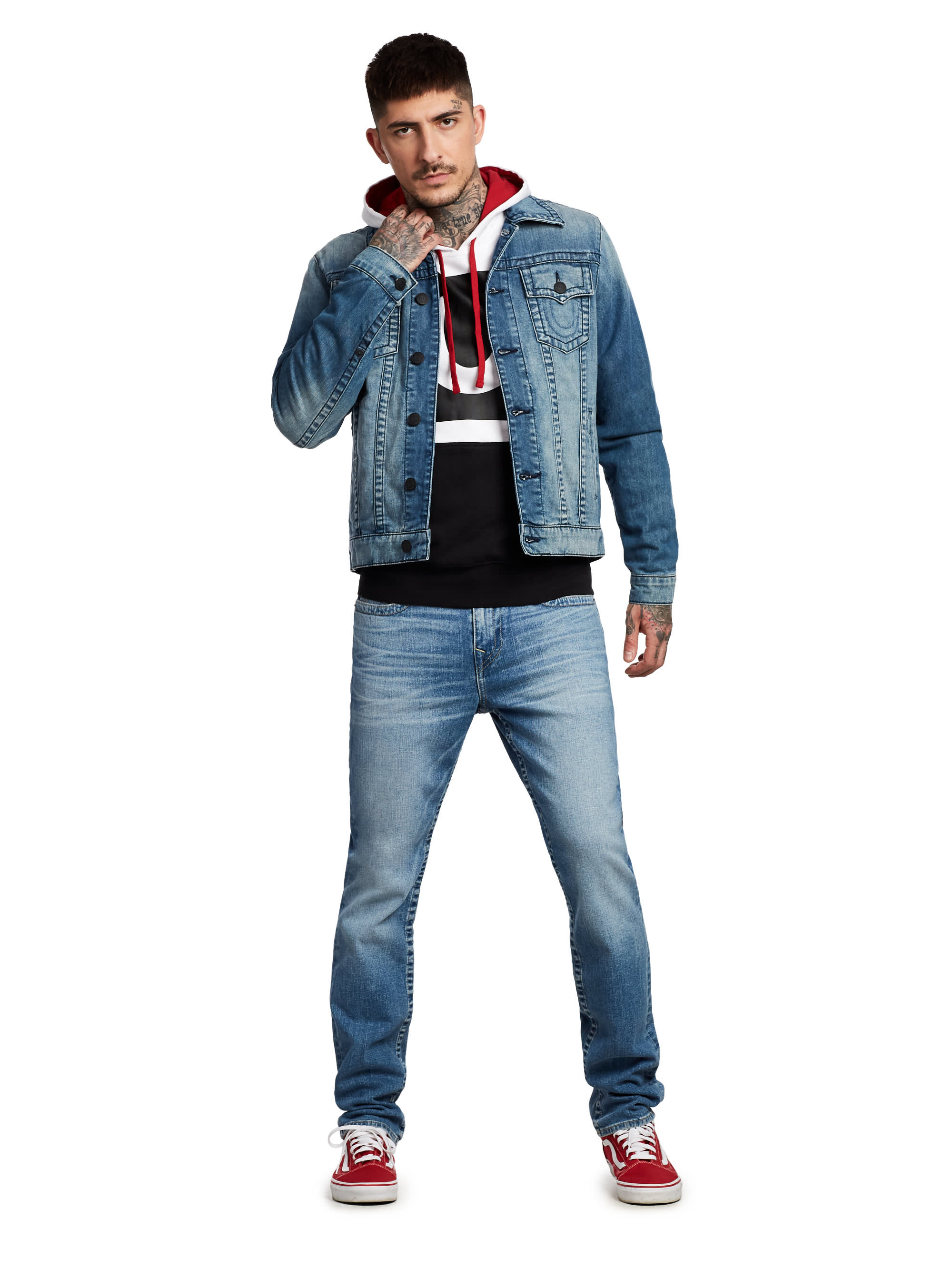 【TRUE RELIGION】★トレーナー★ COLORBLOCK BOXY PULLOVER COLORBLOCK BOXY PULLOVER - Granite | True Religion