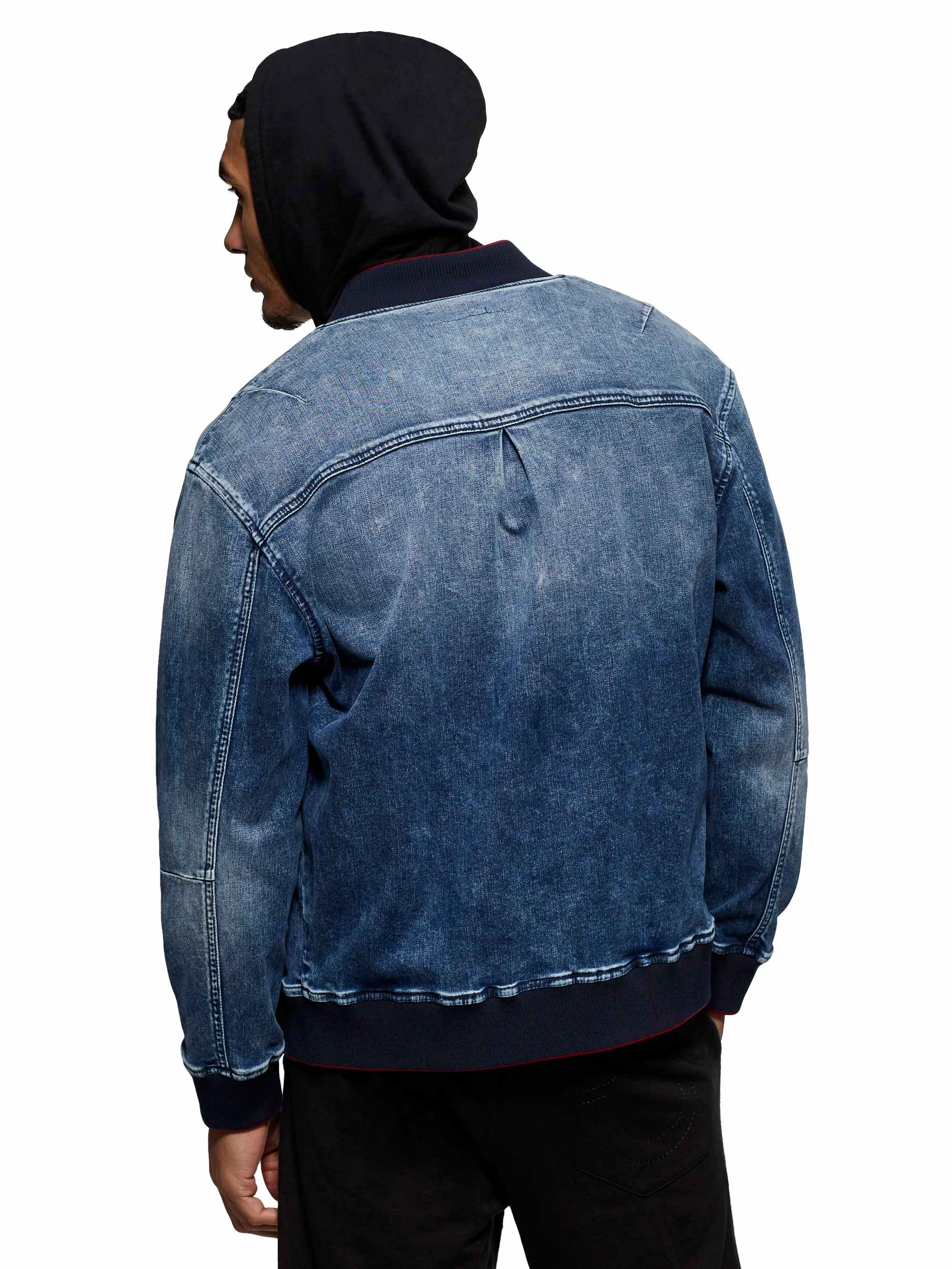DENIM BOMBER JACKET