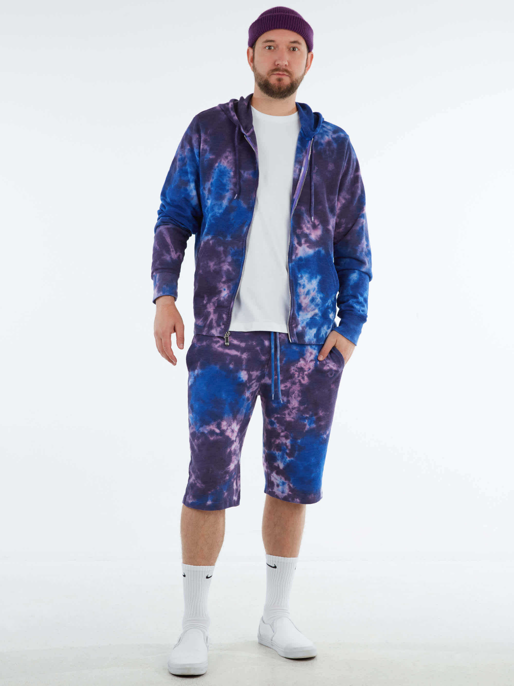 TIE DYE SWEAT SHORT