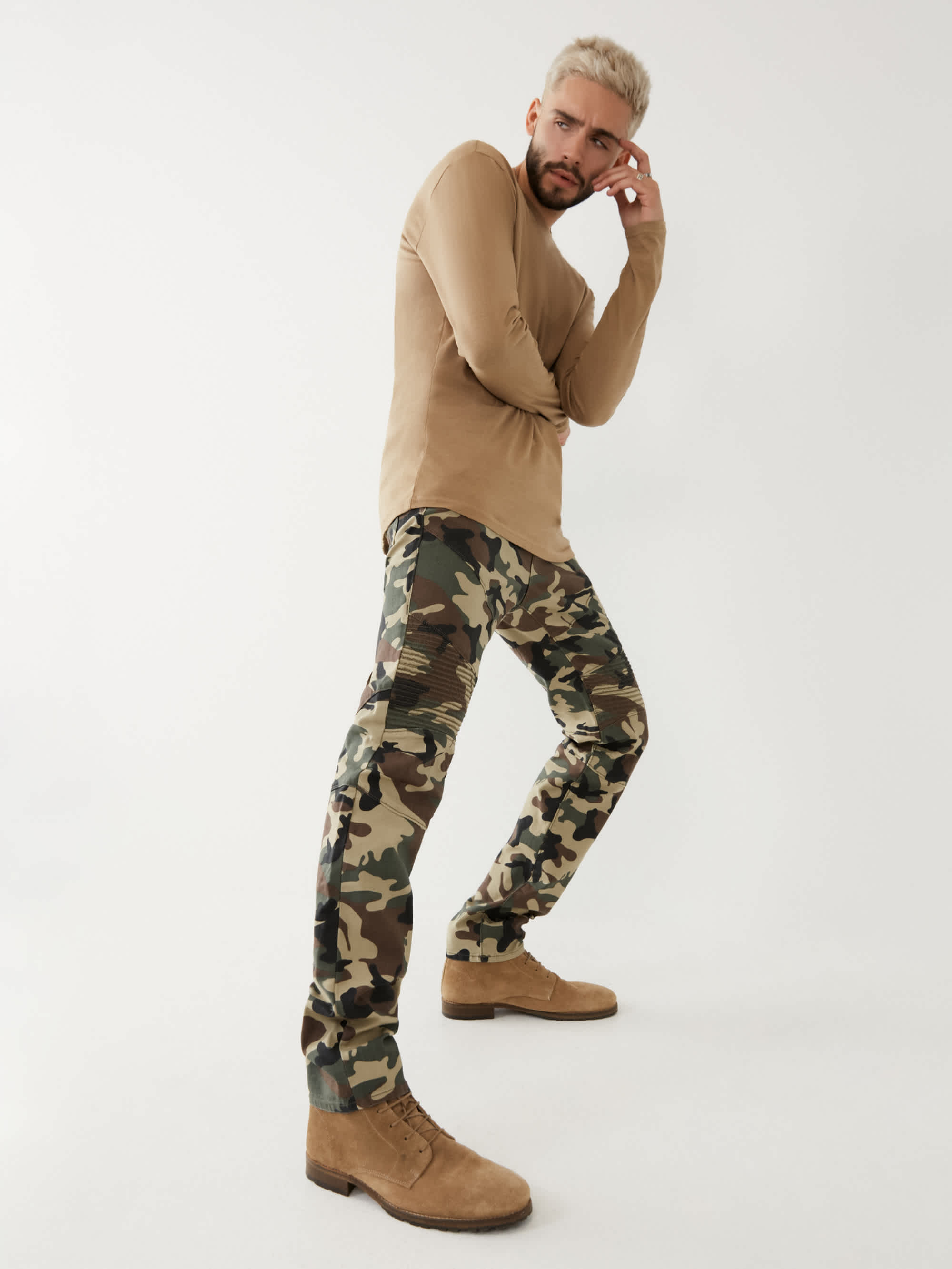 ROCCO CAMO MOTO JEAN 34"