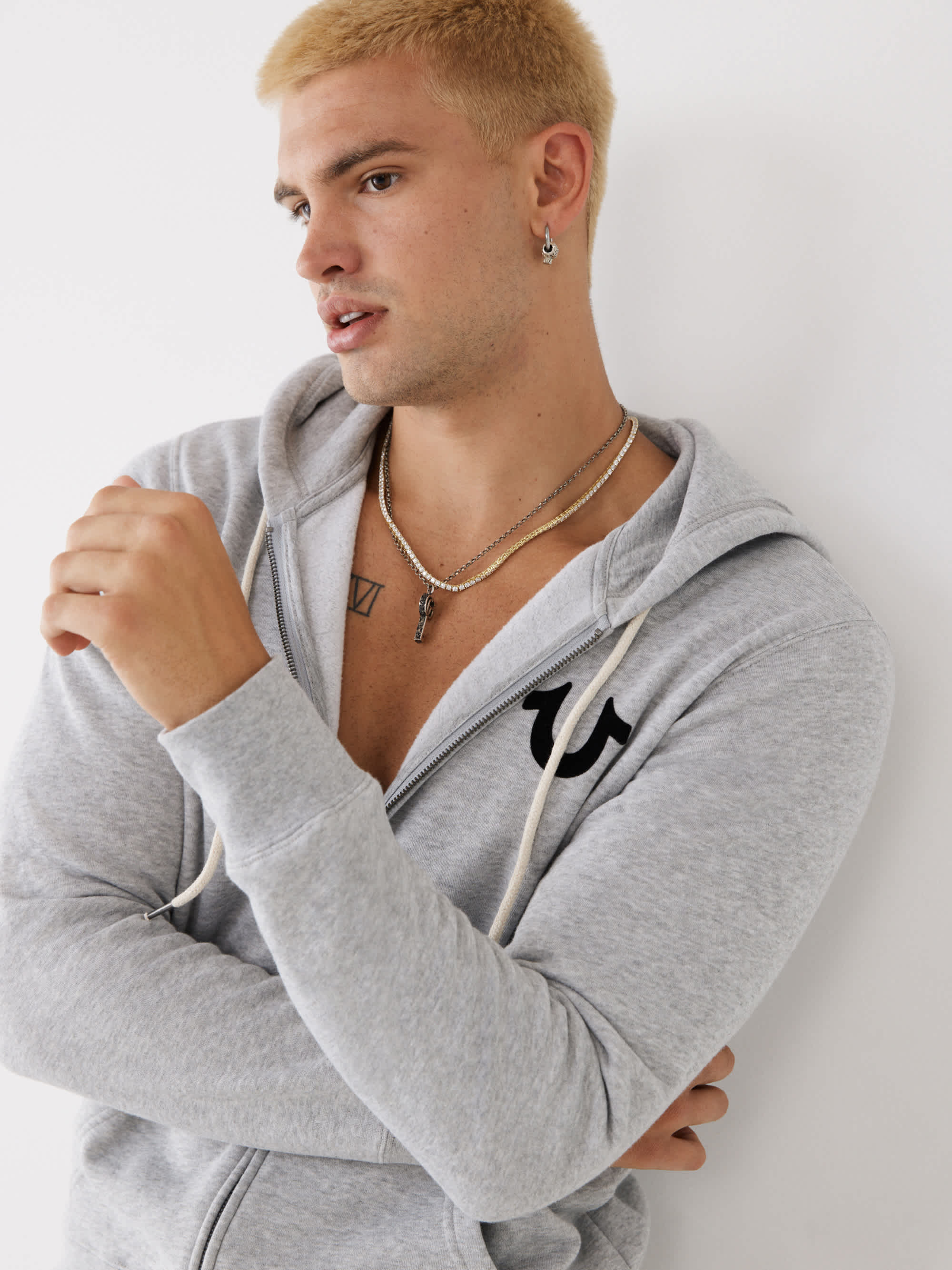 CLASSIC LOGO ZIP HOODIE
