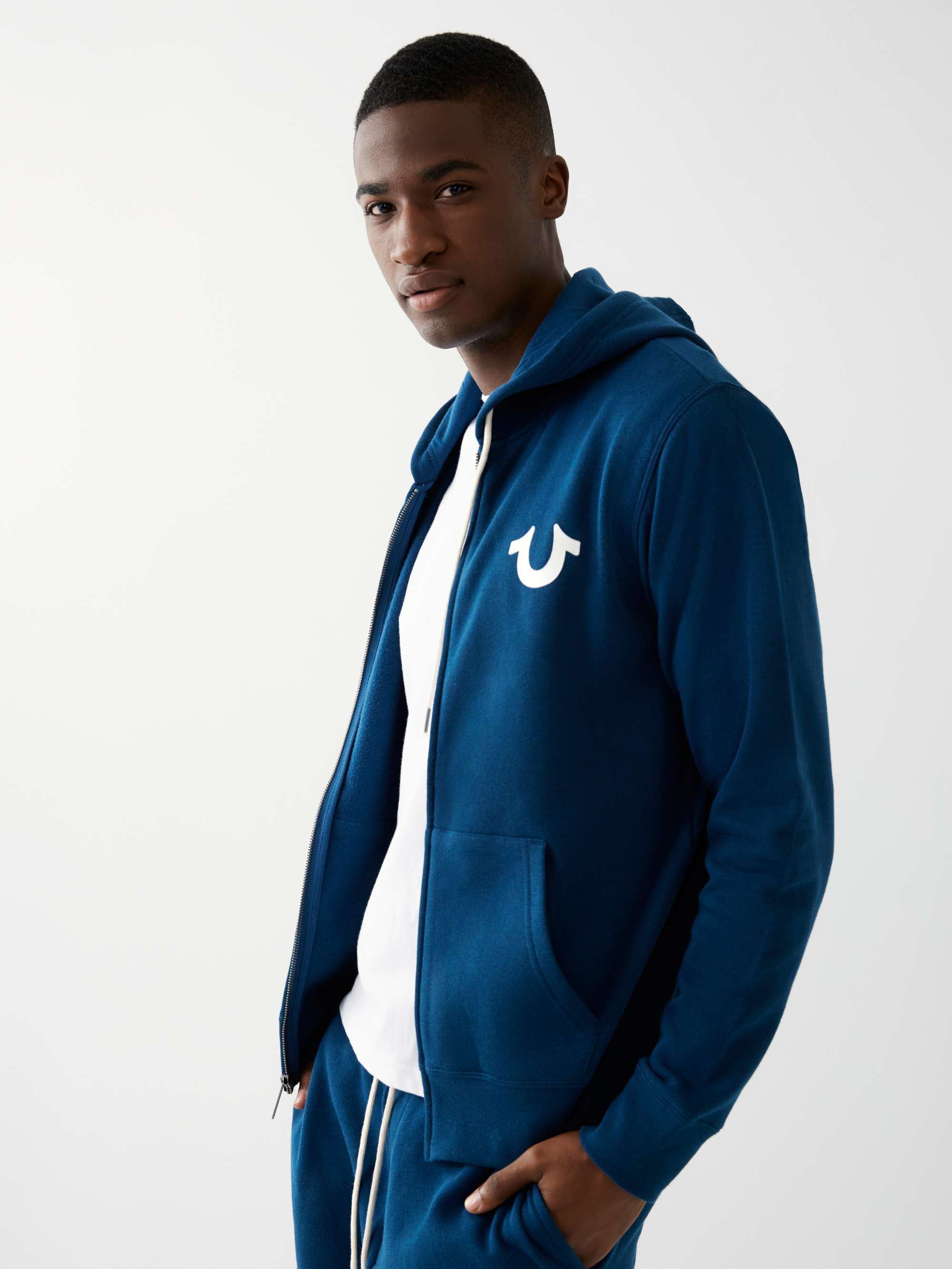 CLASSIC LOGO ZIP HOODIE