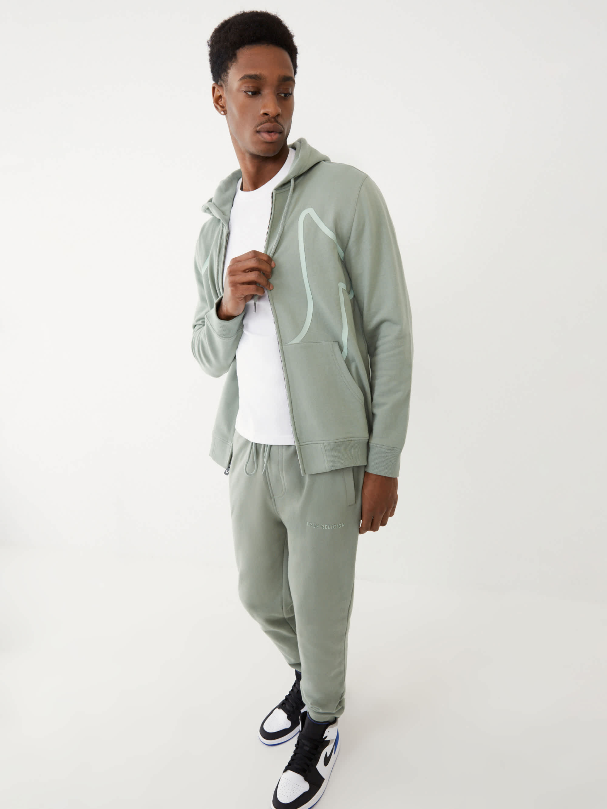 HORSESHOE ZIP HOODIE