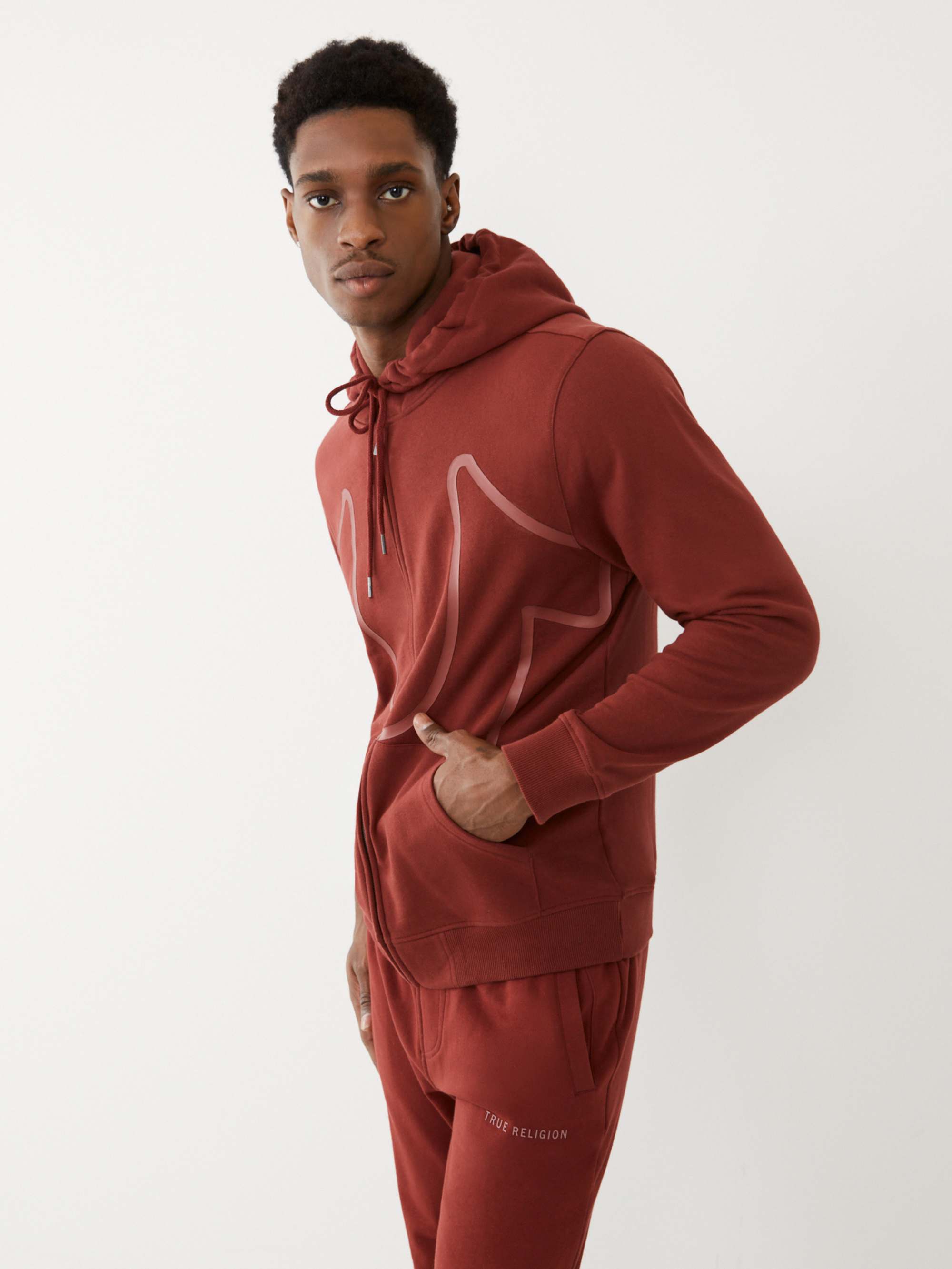 HORSESHOE ZIP HOODIE