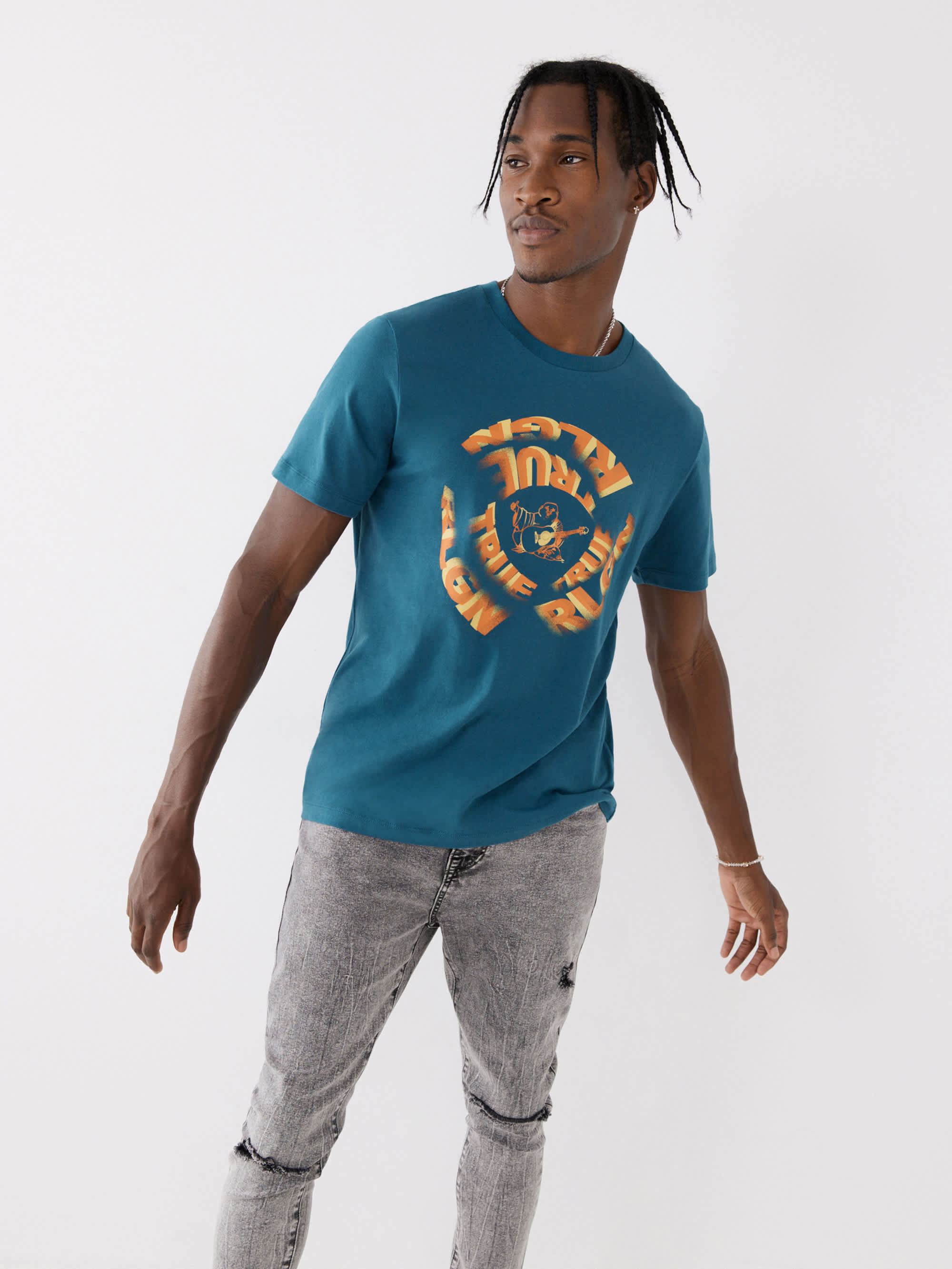 SWIRL LOGO TEE