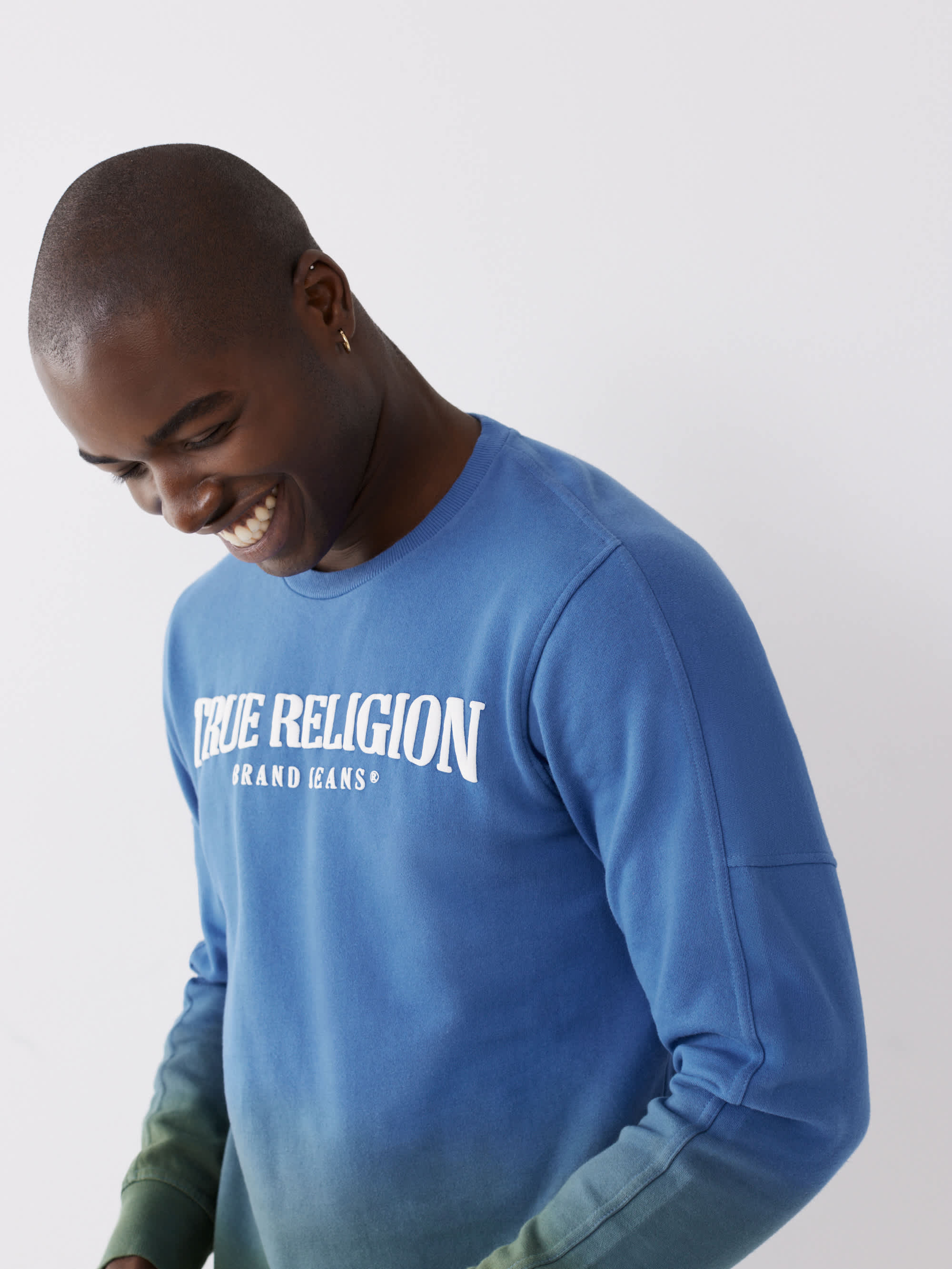 OMBRE CREWNECK SWEATSHIRT