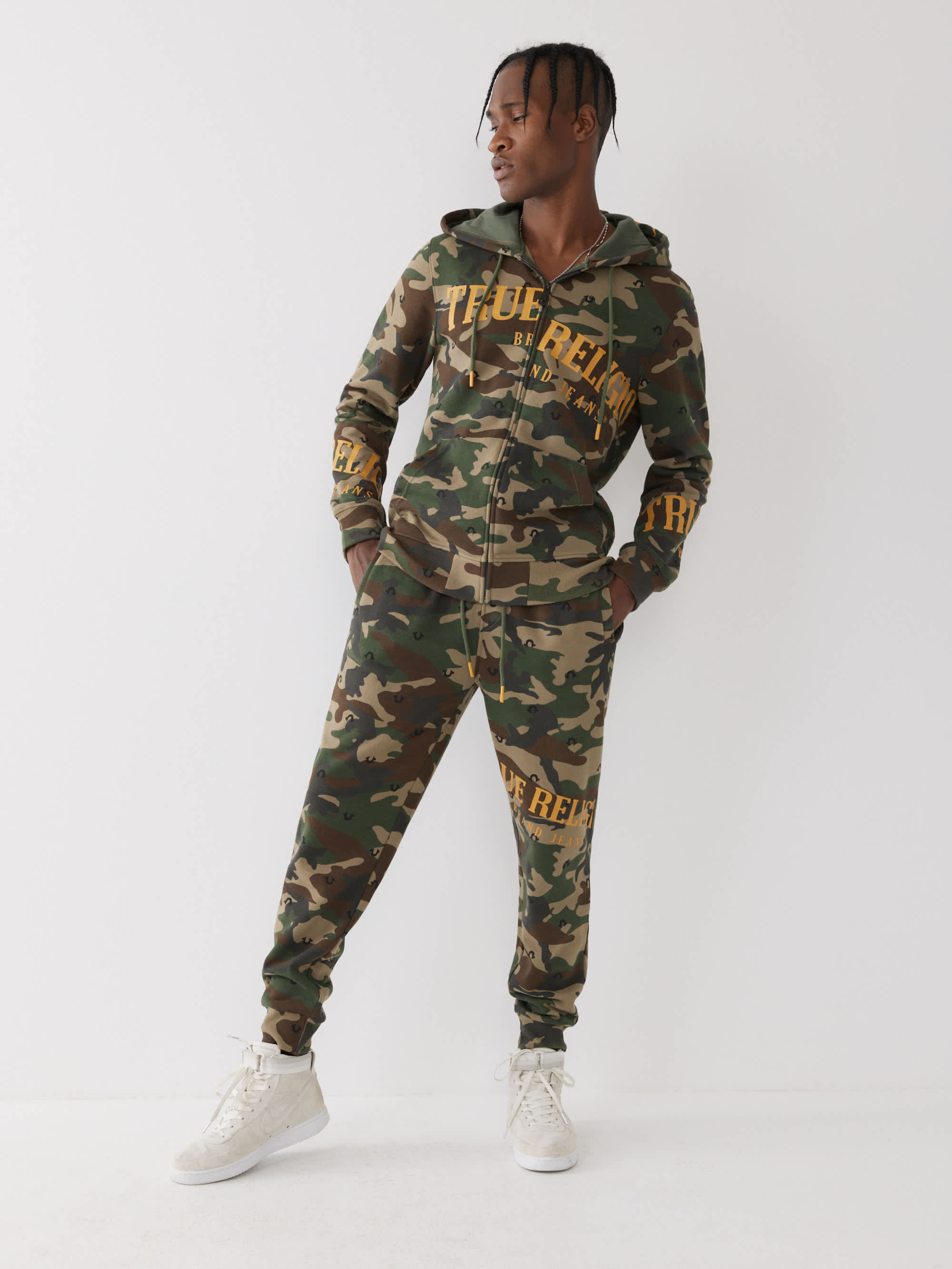 CAMO LOGO JOGGER