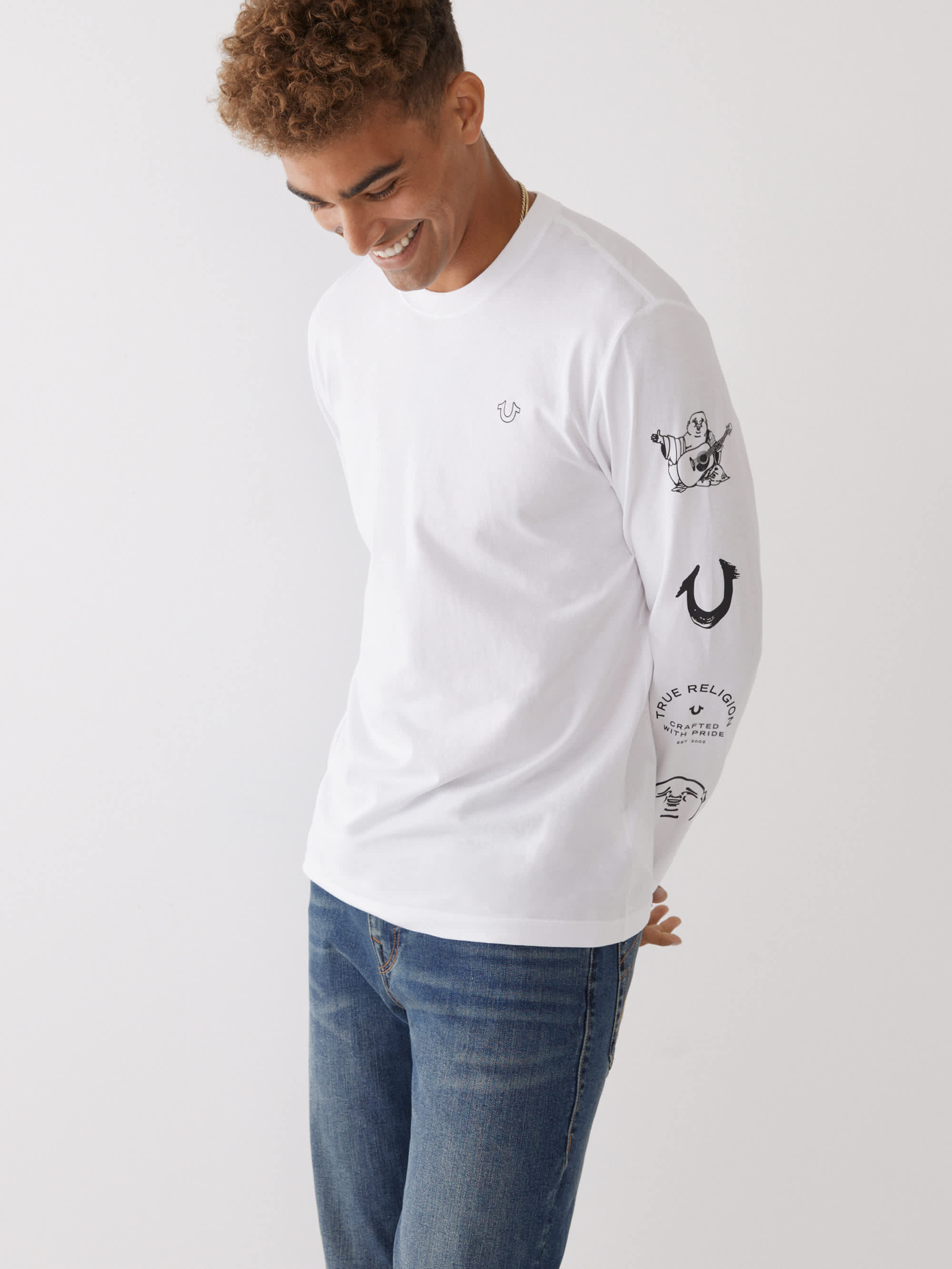 LONG SLEEVE ICONS LOGO TEE 