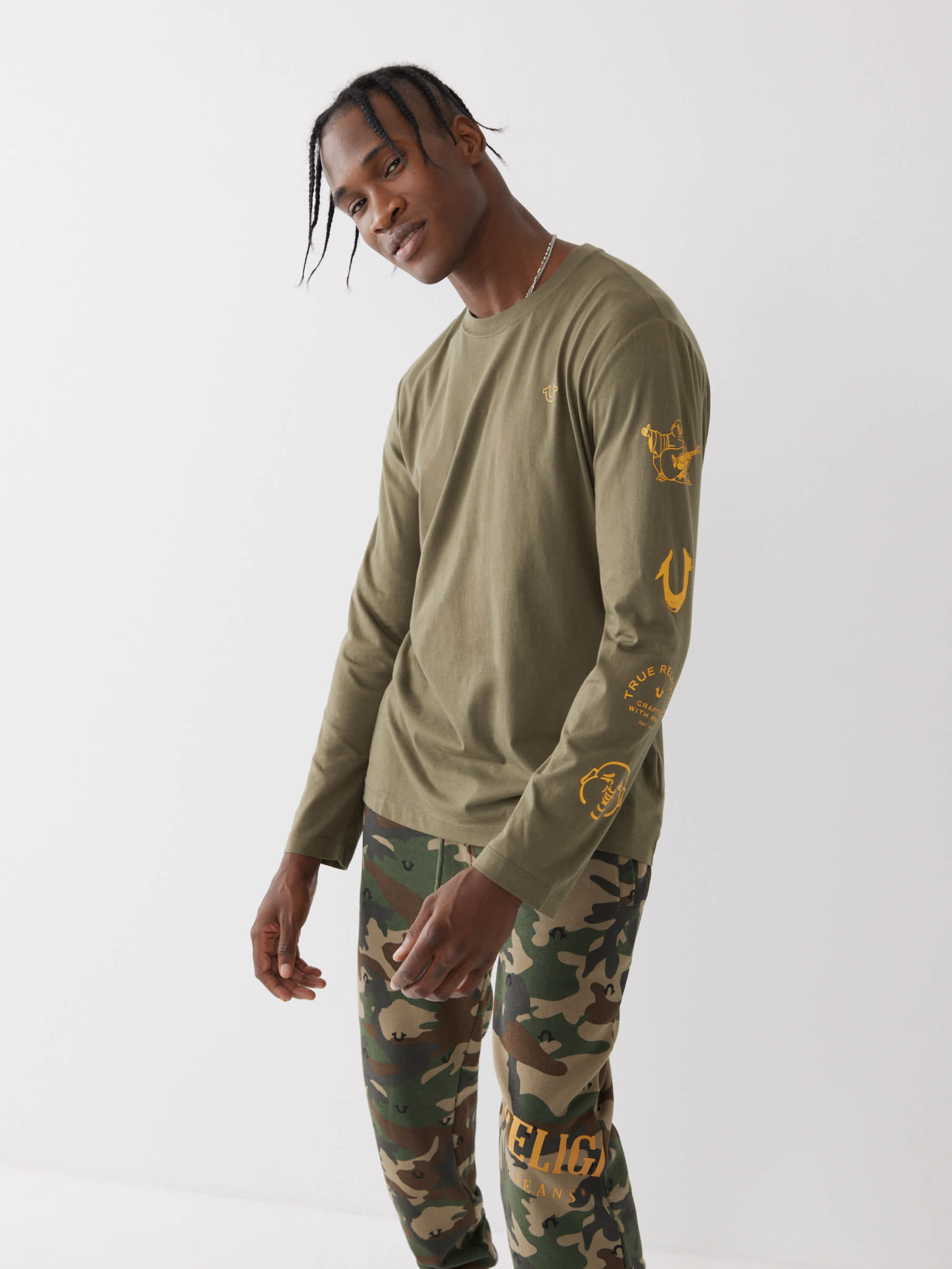LONG SLEEVE ICONS LOGO TEE 