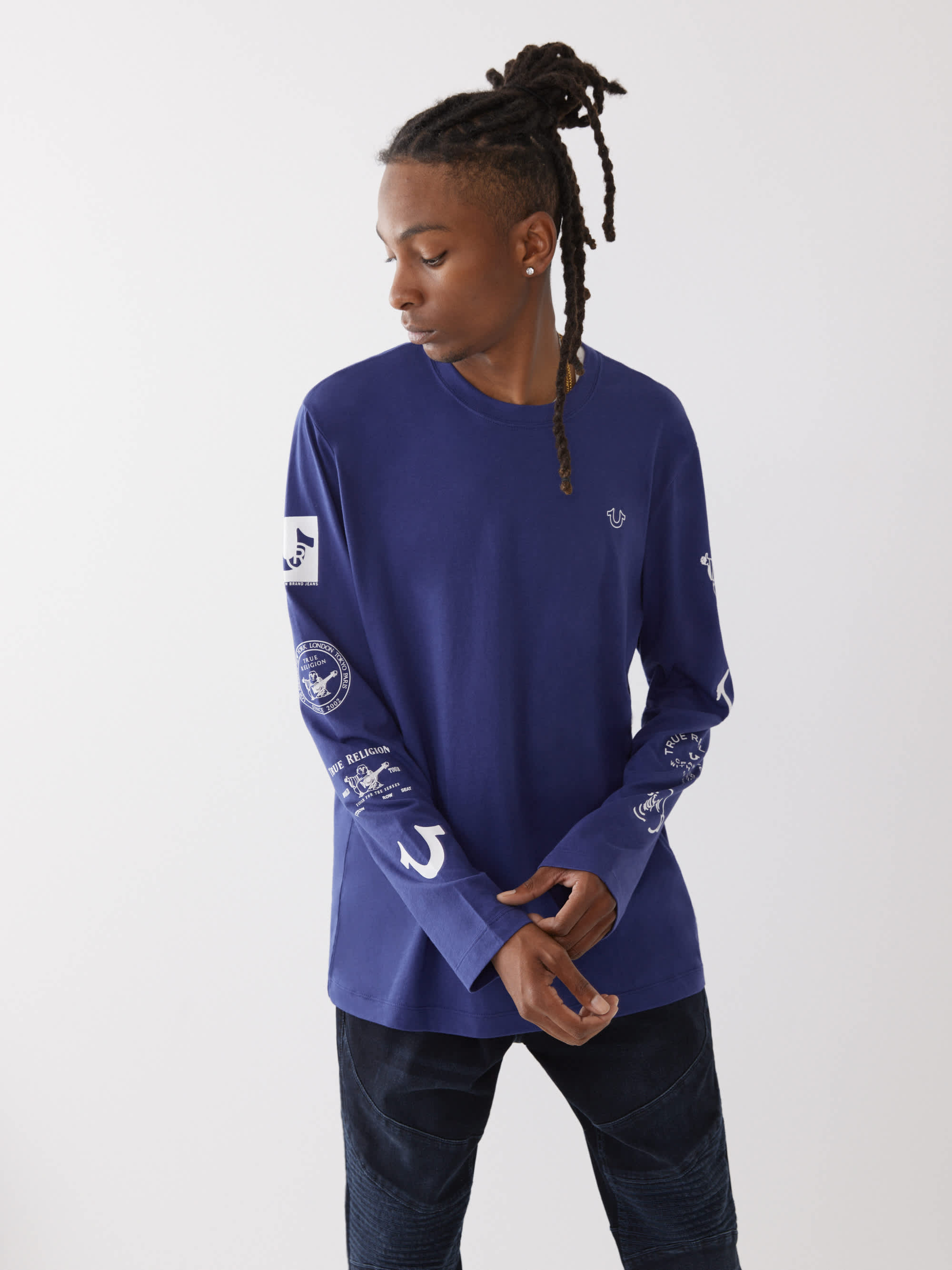 LONG SLEEVE ICONS LOGO TEE 