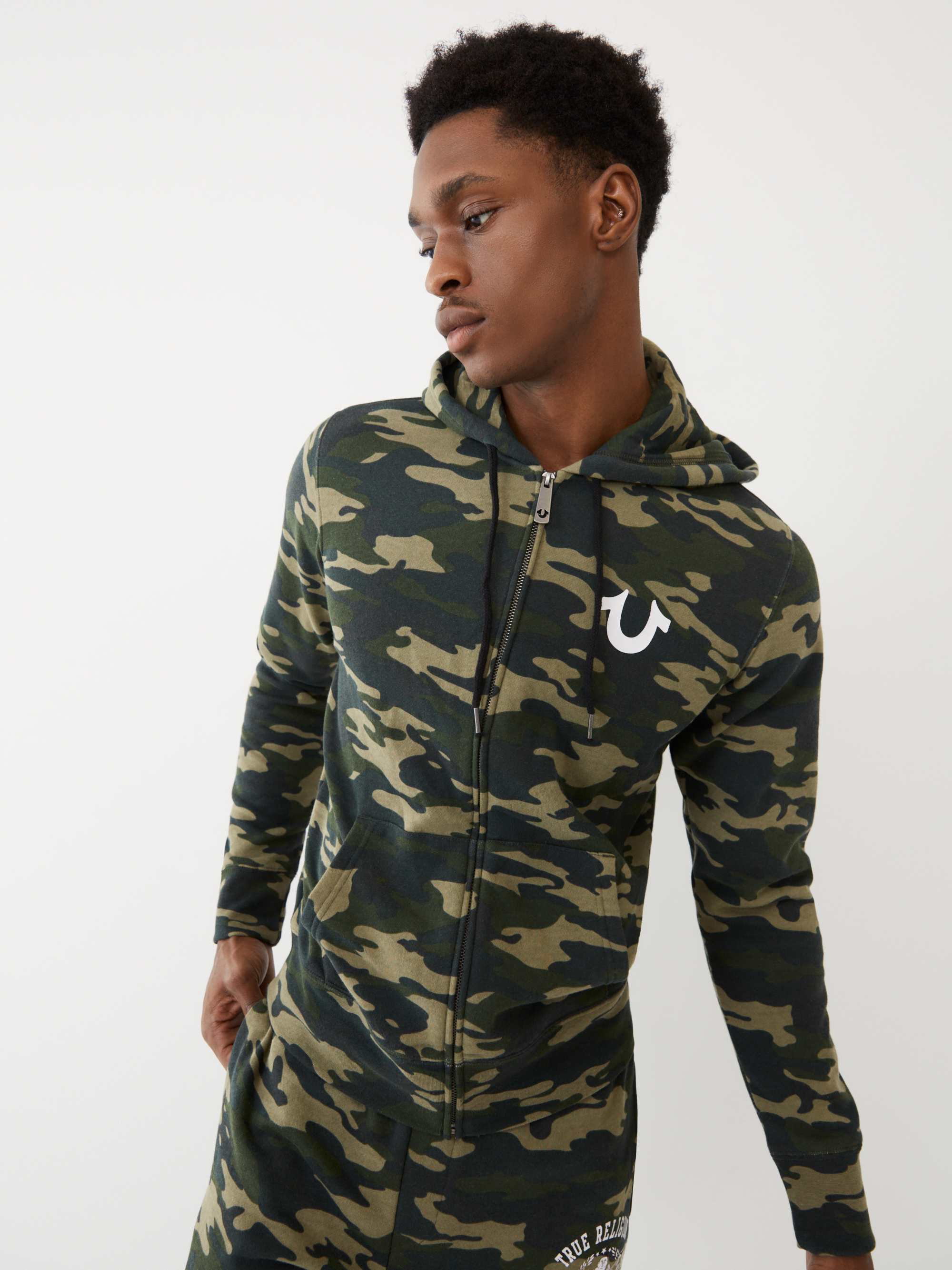 LOGO ZIP HOODIE