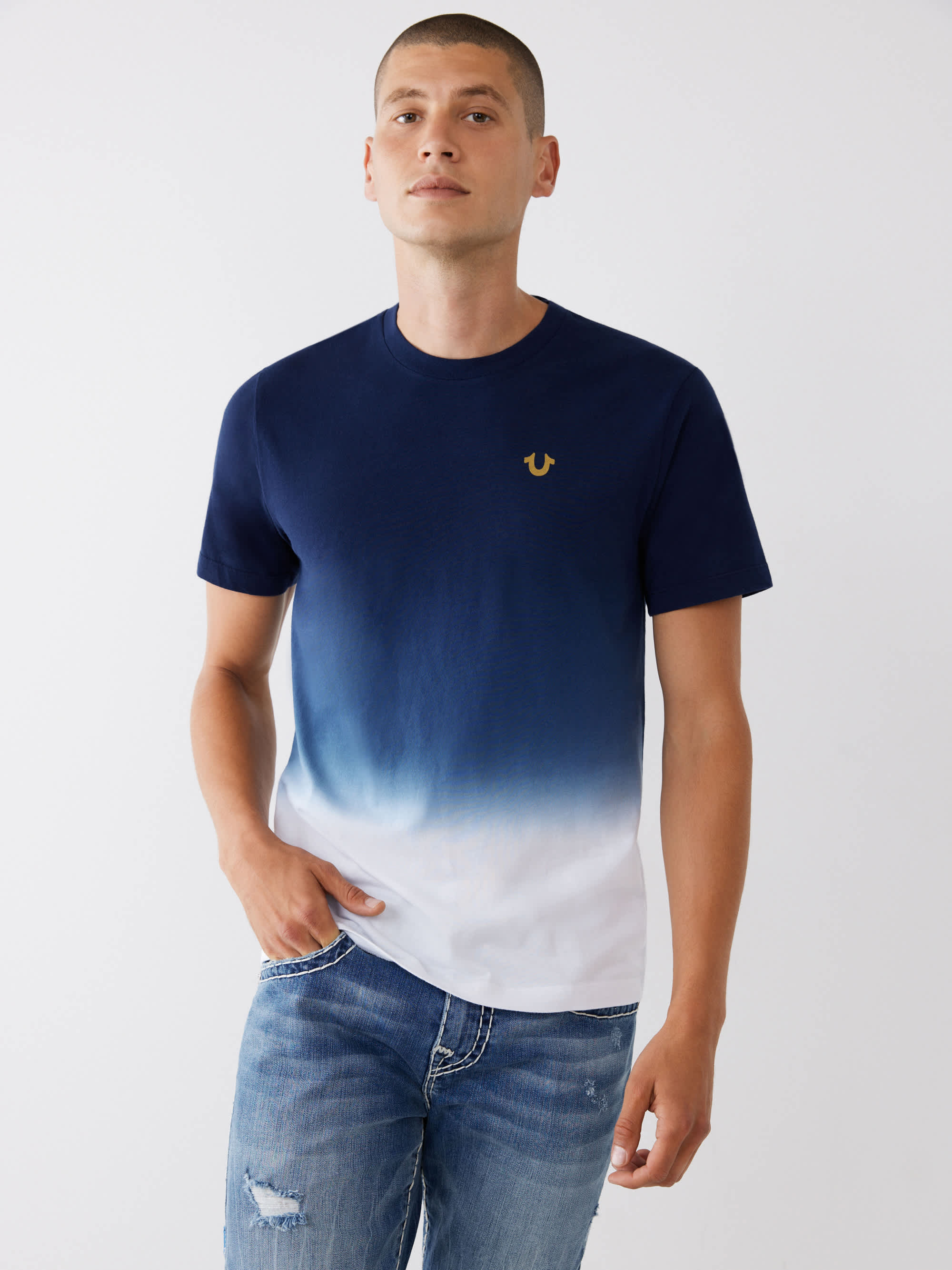 OMBRE LOGO TEE