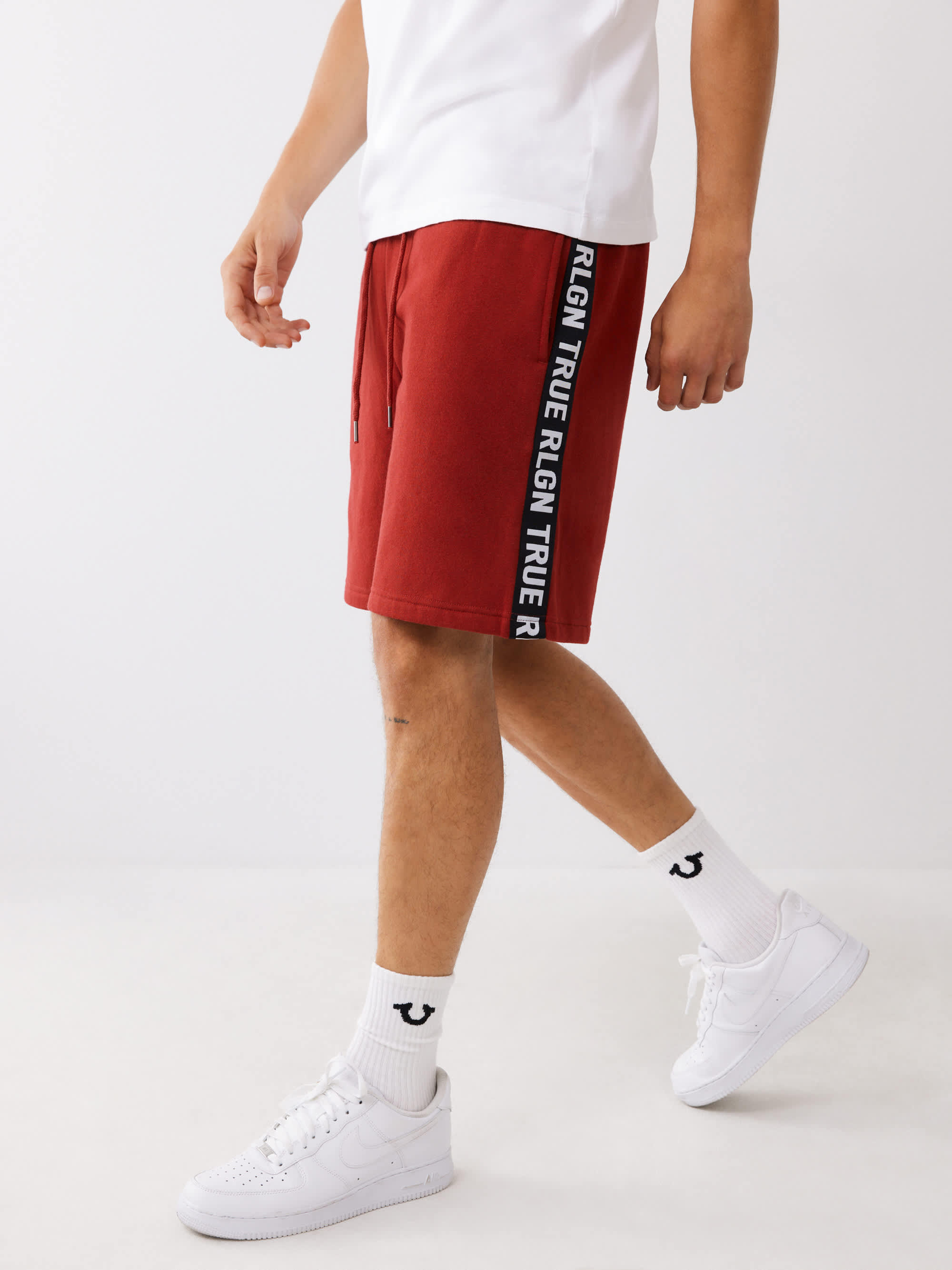 LOGO TRIM SWEAT SHORT