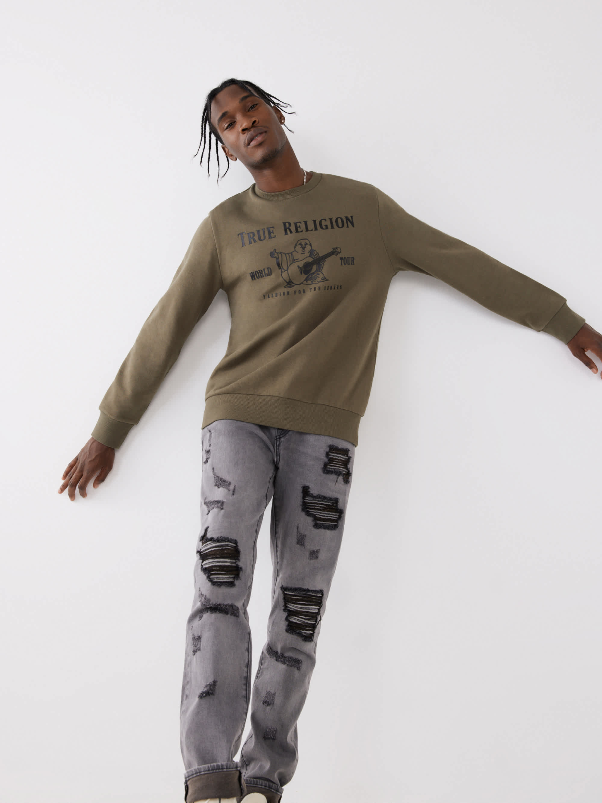 BUDDHA CREWNECK SWEATSHIRT
