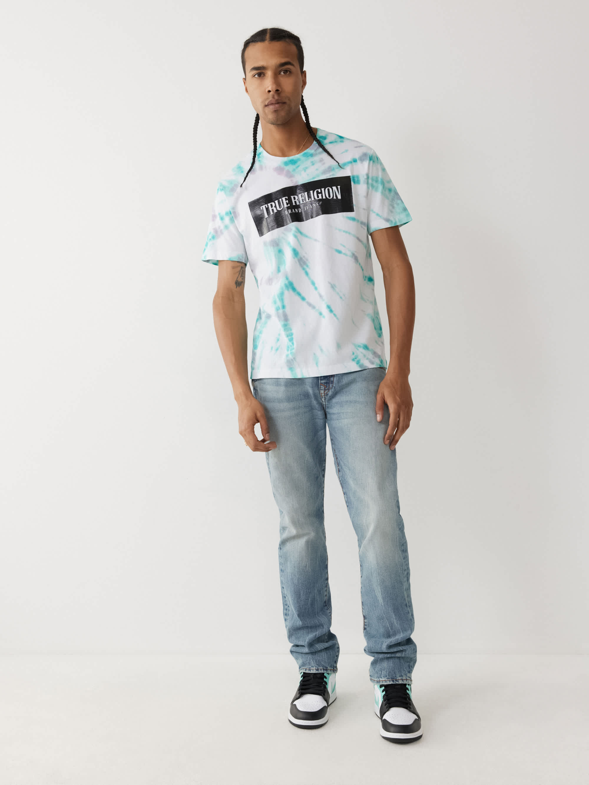  TIE DYE LOGO TEE