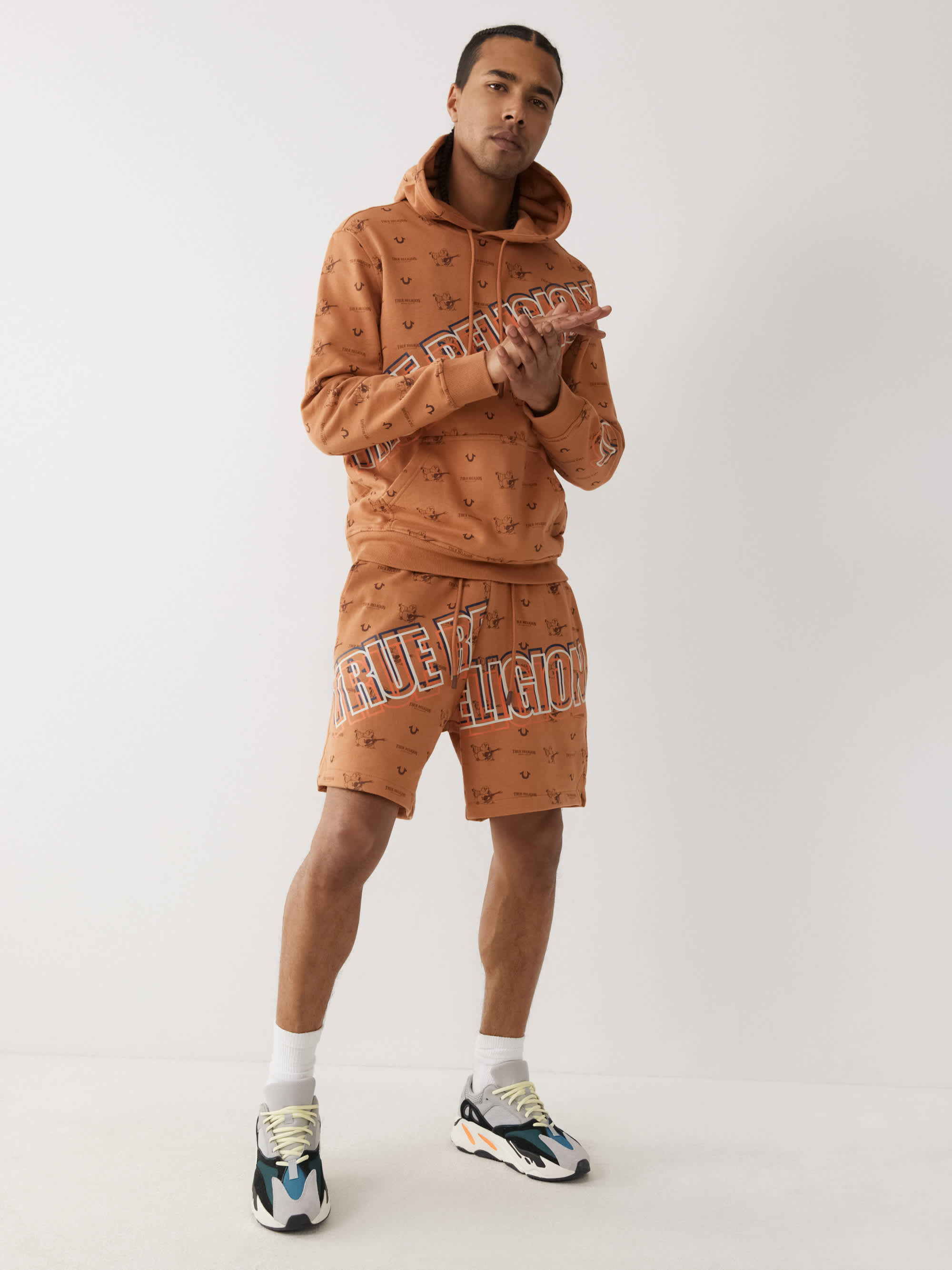 ALLOVER PRINT LOGO SHORT