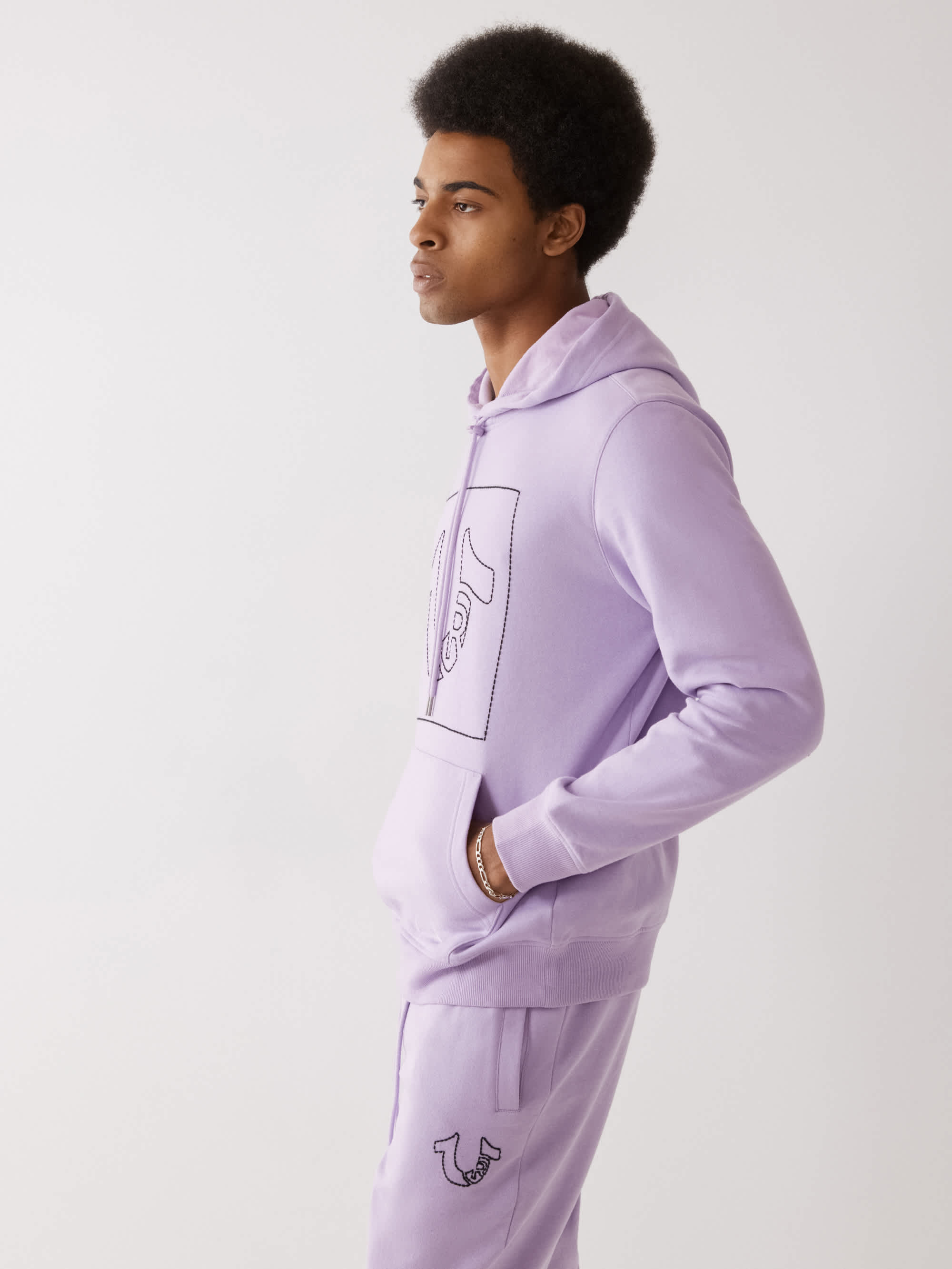 STITCH LOGO HOODIE