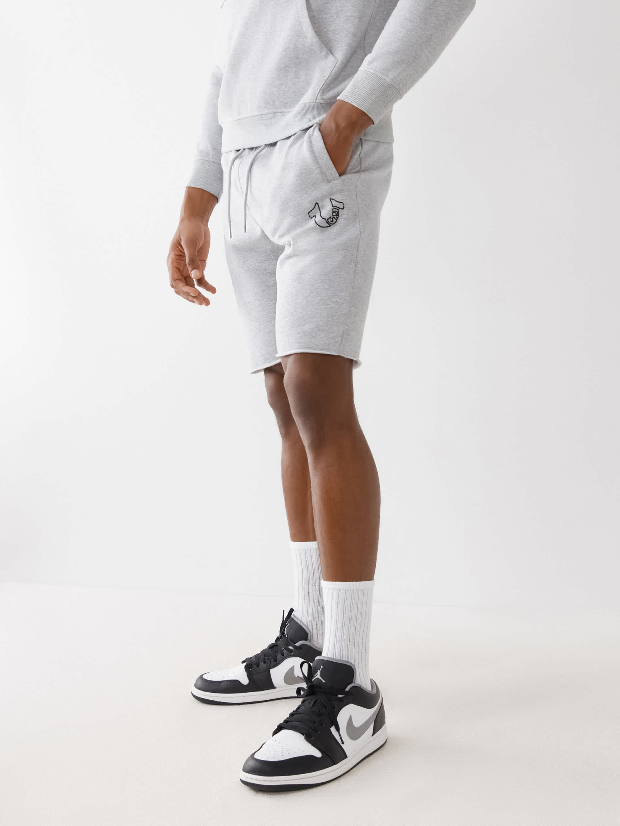 STITCH LOGO SWEAT SHORT