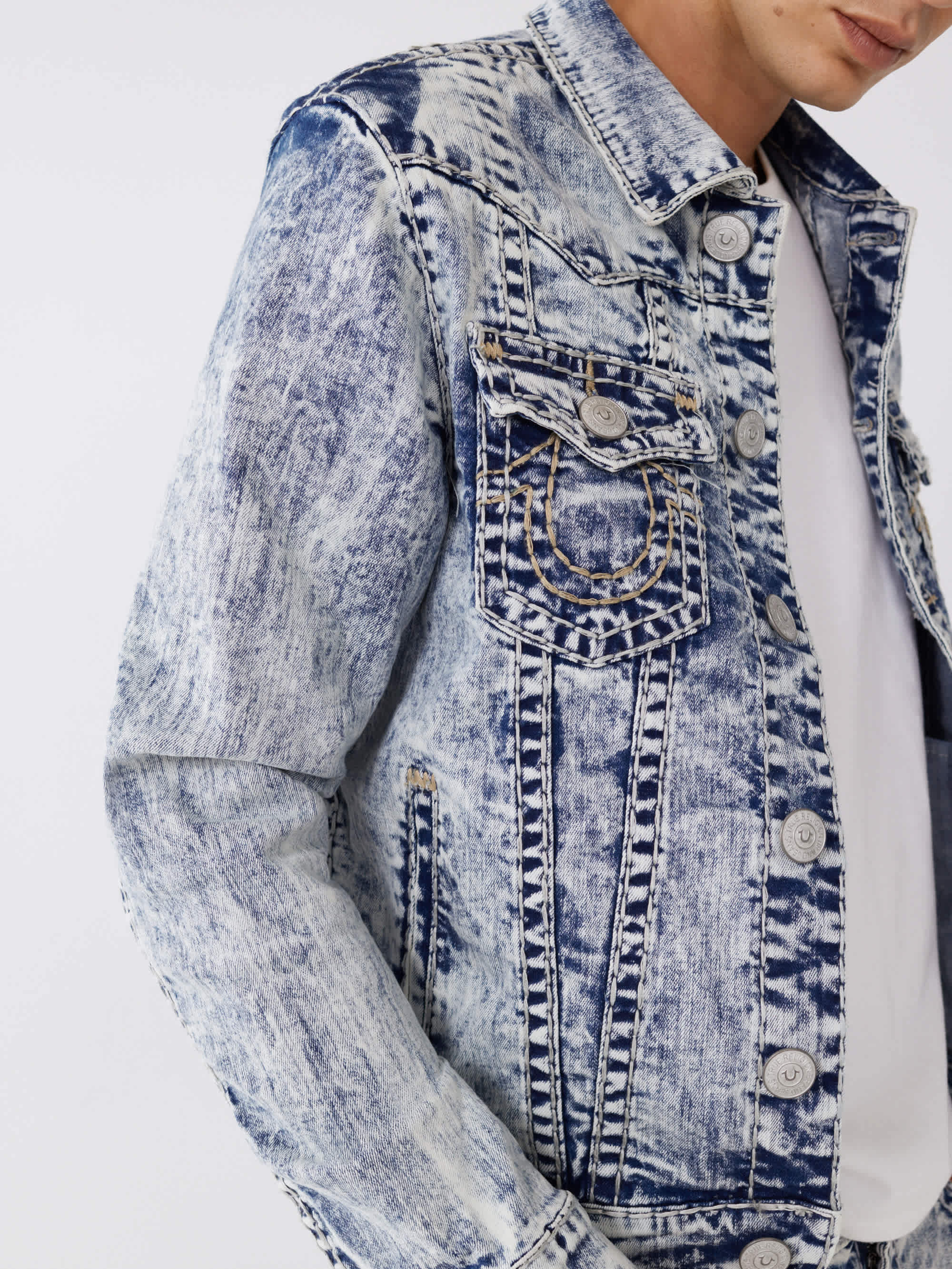 JIMMY SUPER T STITCH DENIM JACKET