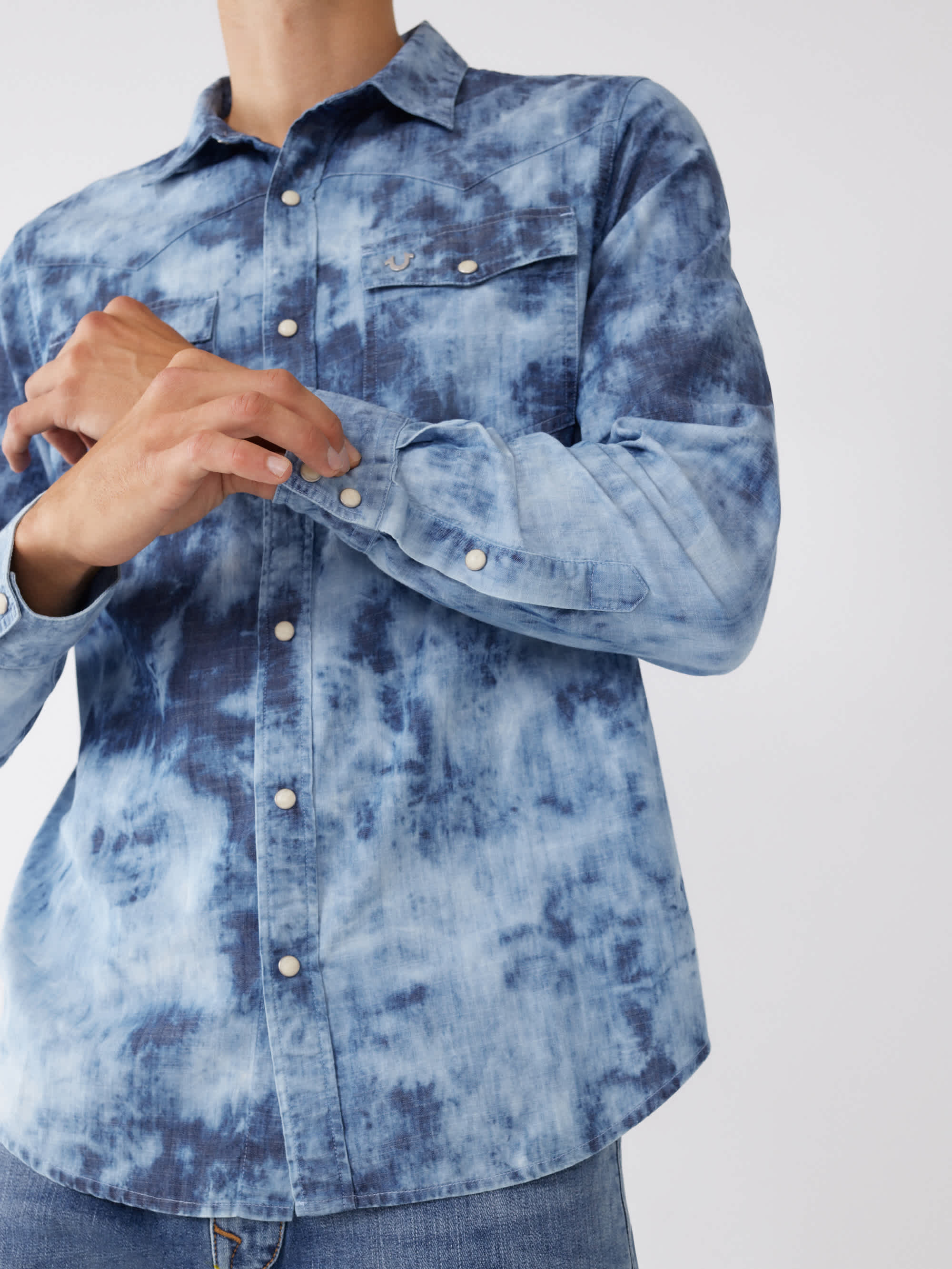 BLEACHED WESTERN SHIRT