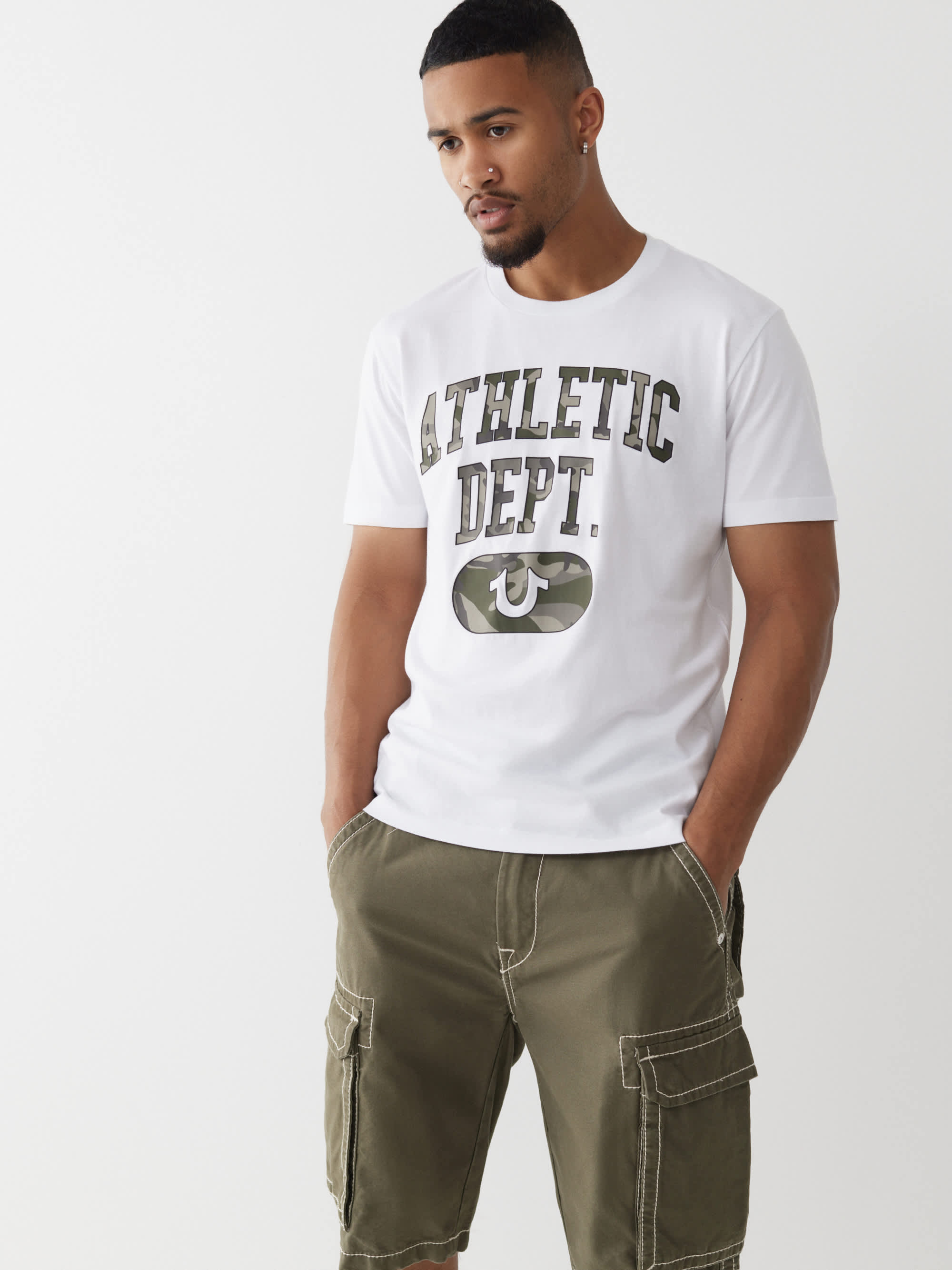 ATHLETIC LOGO TEE